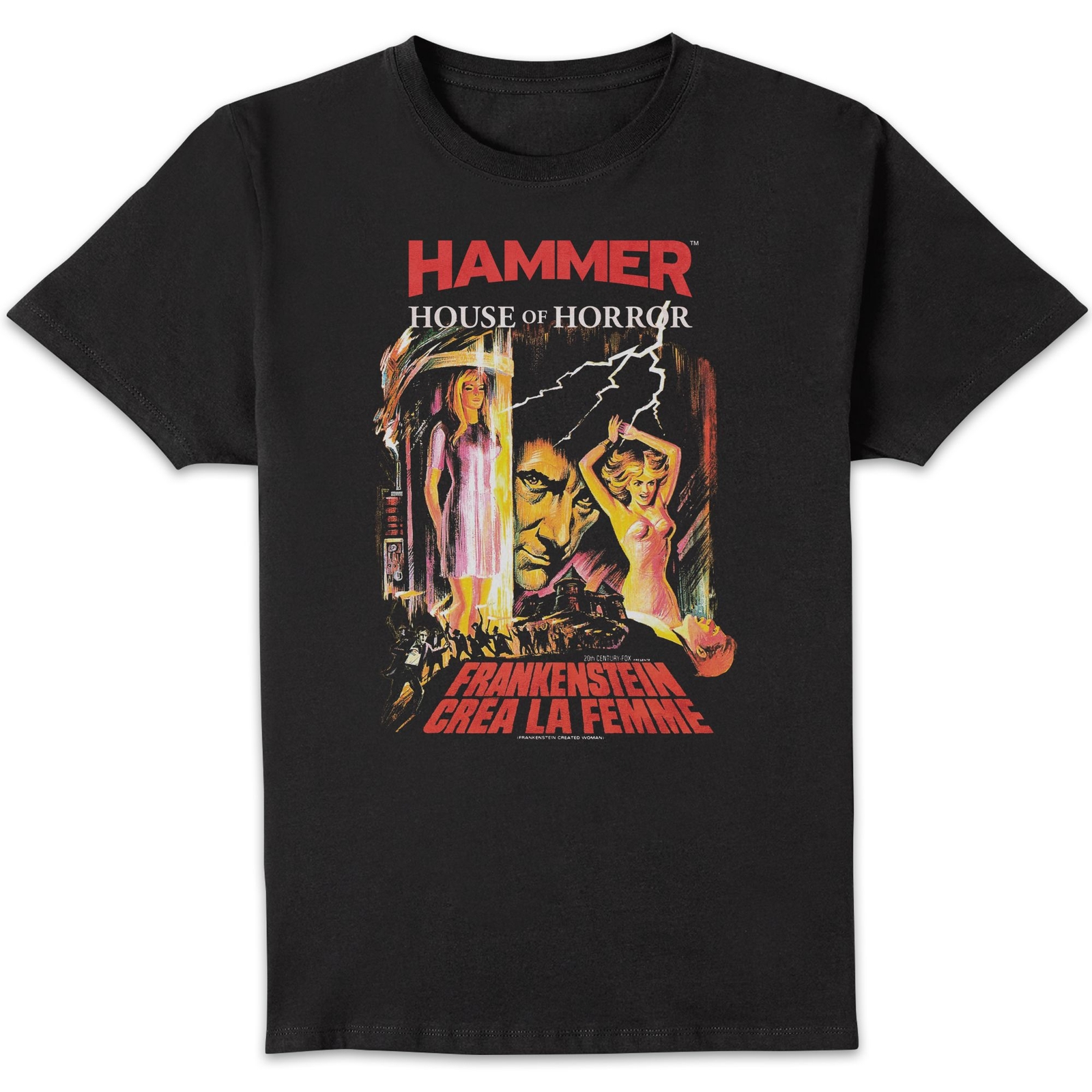 T-Shirt Homme Frankenstein Crea La Femme - Noir - S