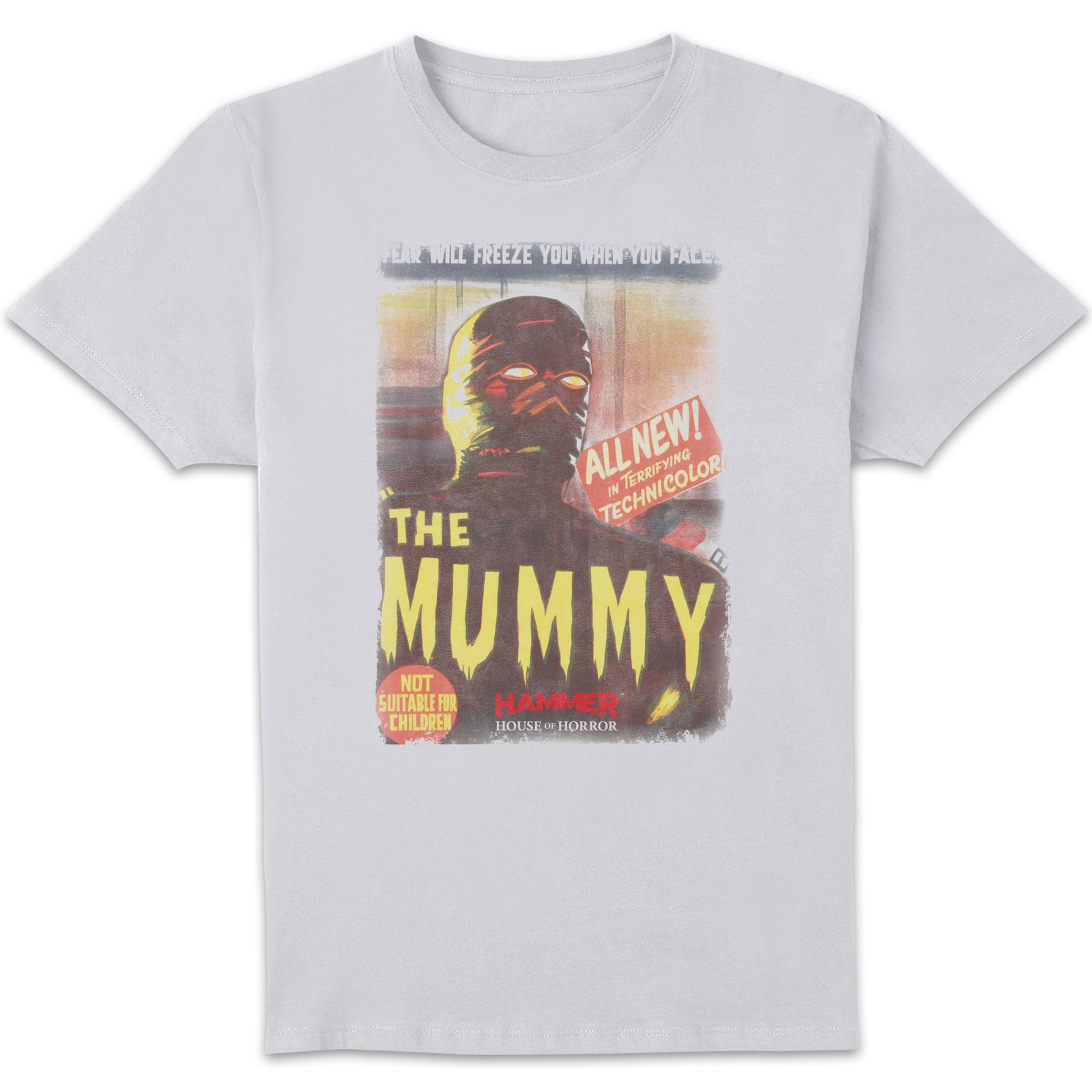 Hammer Horror The Mummy Men's T-Shirt - White - S