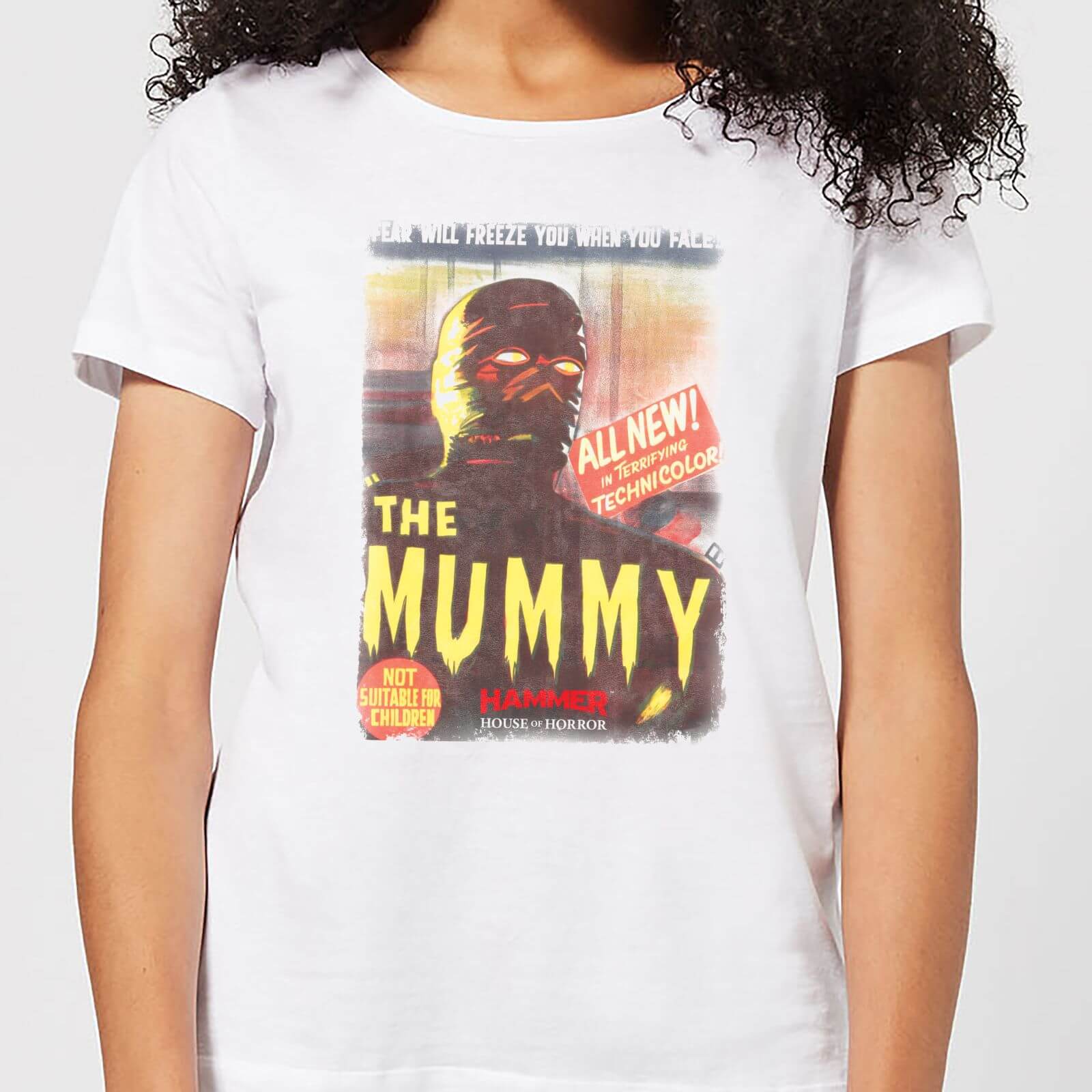 Hammer Horror The Mummy Women's T-Shirt - White - 4XL - White