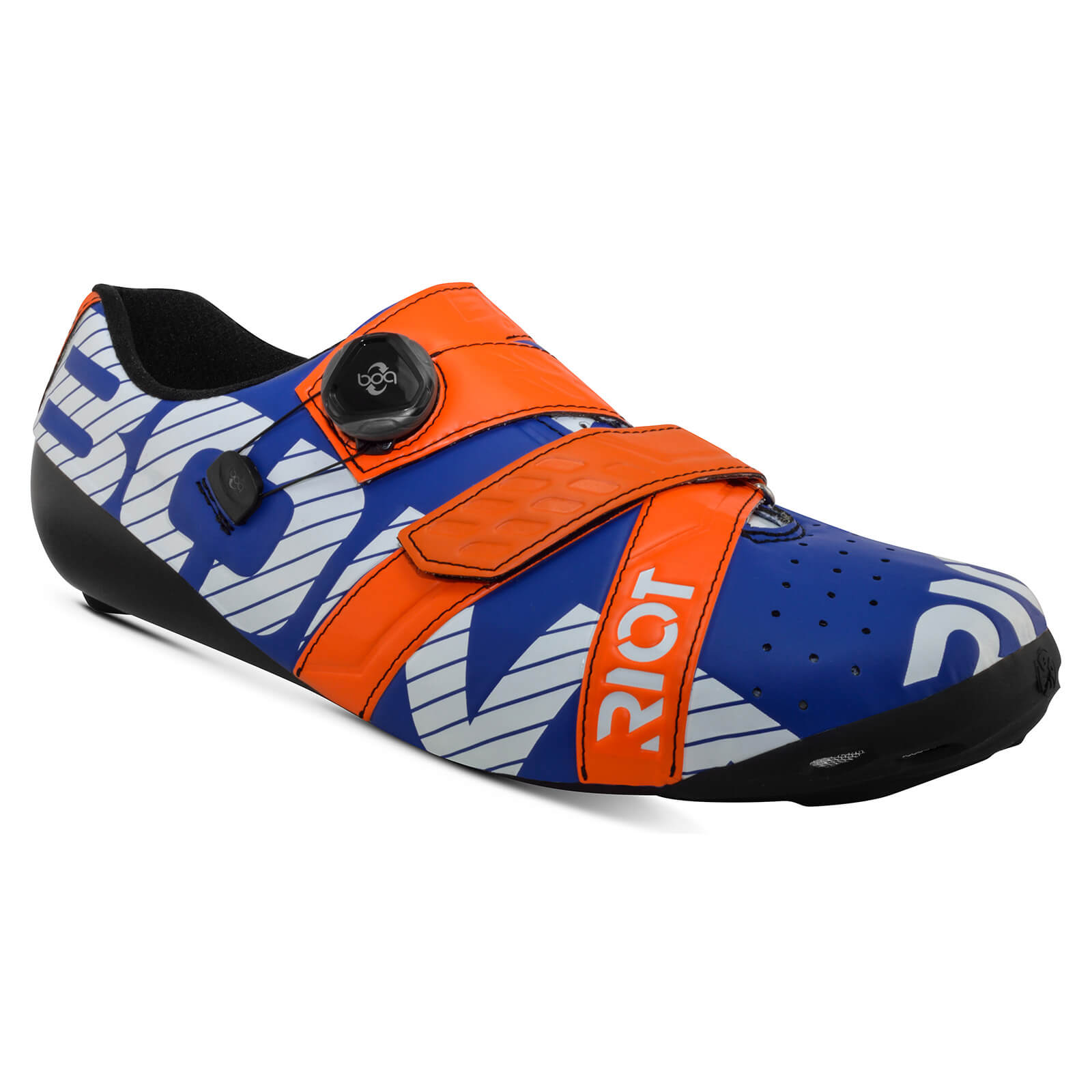 Bont Riot+ Road Shoes - EU 39 - Blue/Red