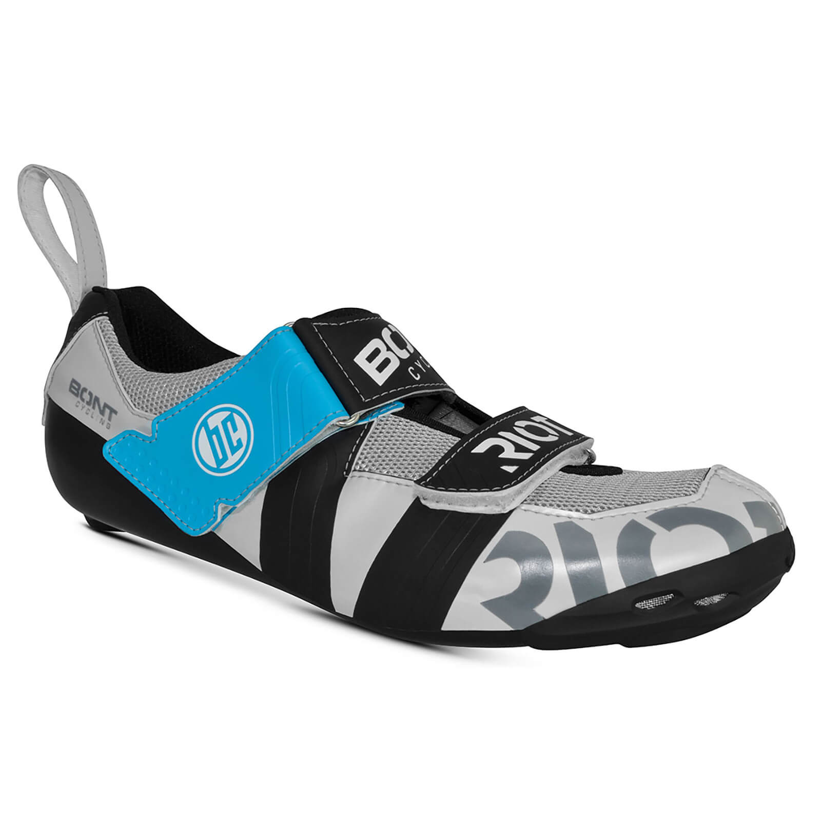 Bont Riot TR+ Road Shoes - EU 46.5 - White/Black
