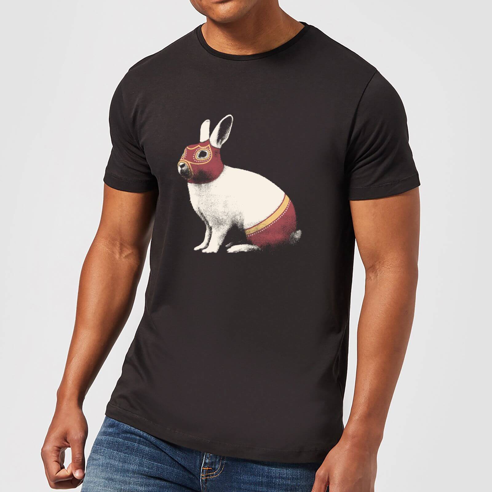 Florent Bodart Lapin Catcheur Men's T-Shirt - Black - S - Black