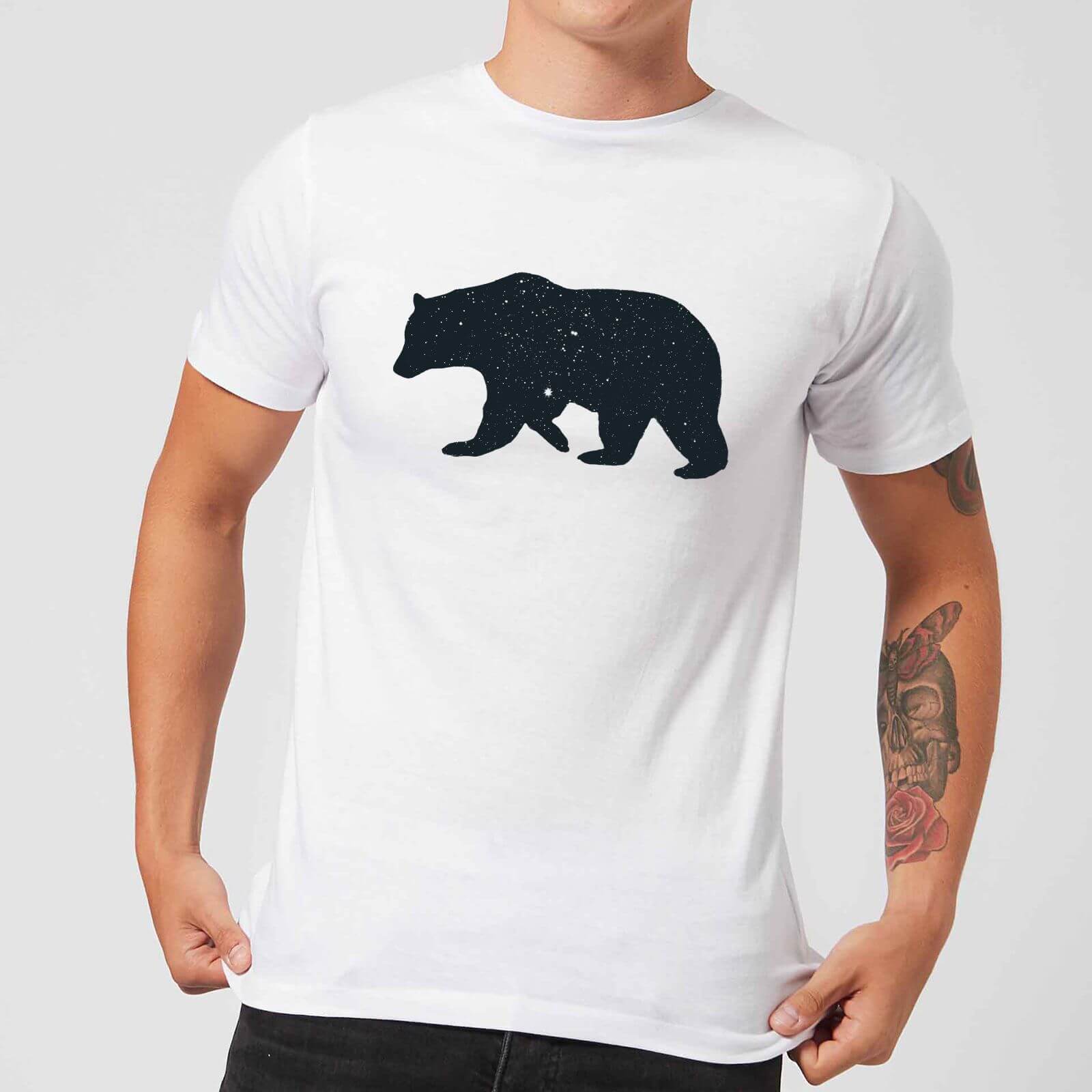 

Florent Bodart Bear Men's T-Shirt - White - 5XL - Bianco