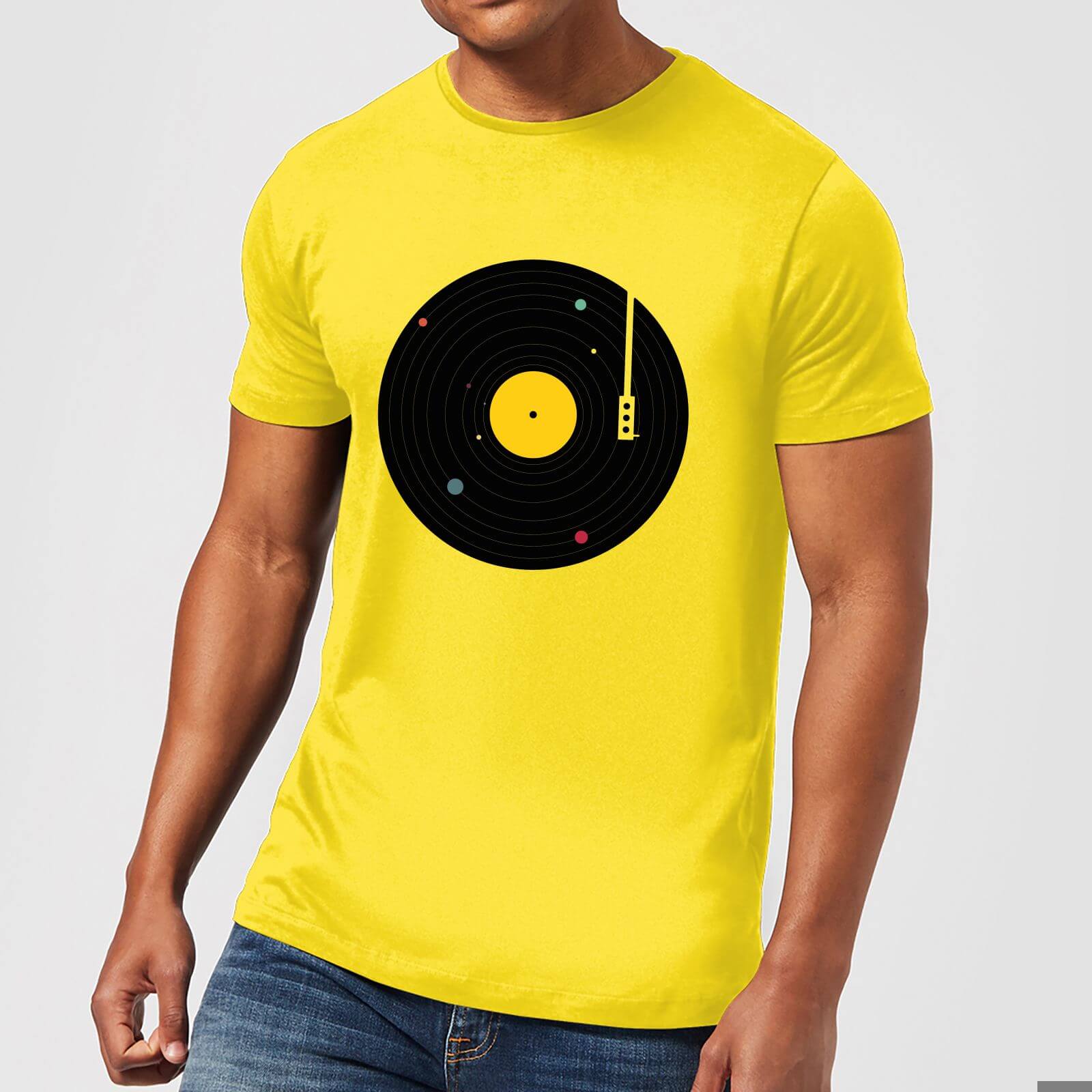 Florent Bodart Music Everywhere Men's T-Shirt - Yellow - S - Yellow