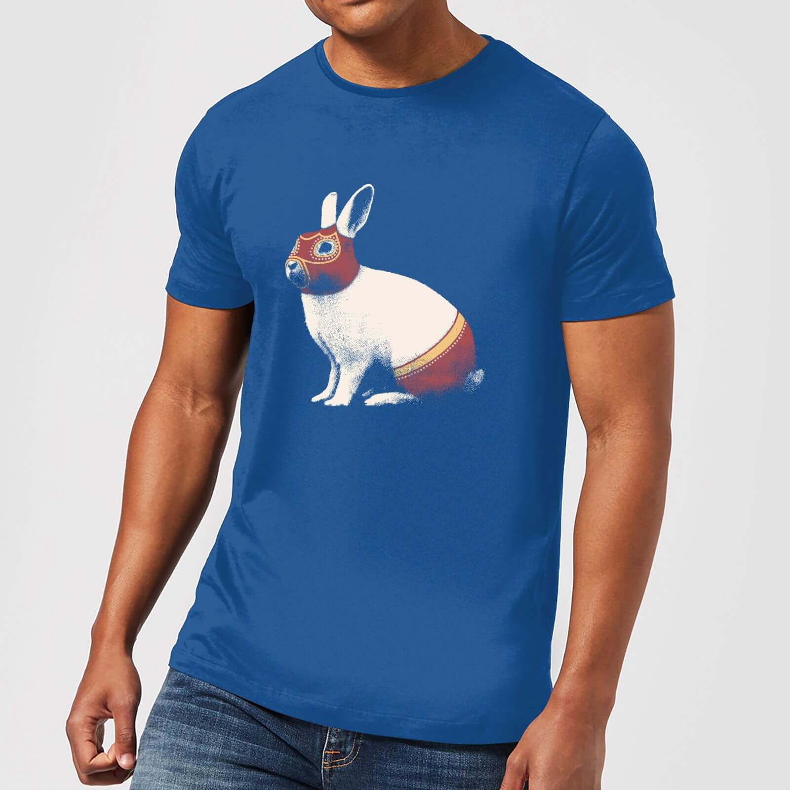 Florent Bodart Lapin Catcheur Men's T-Shirt - Royal Blue - S - royal blue