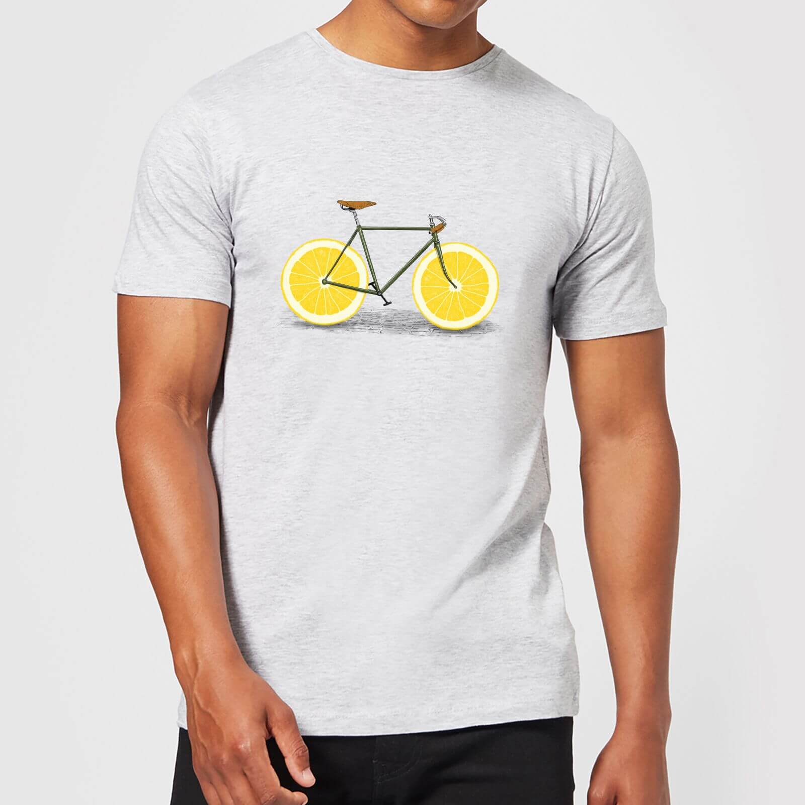 Florent Bodart Citrus Lemon Men's T-Shirt - Grey - S - Grey