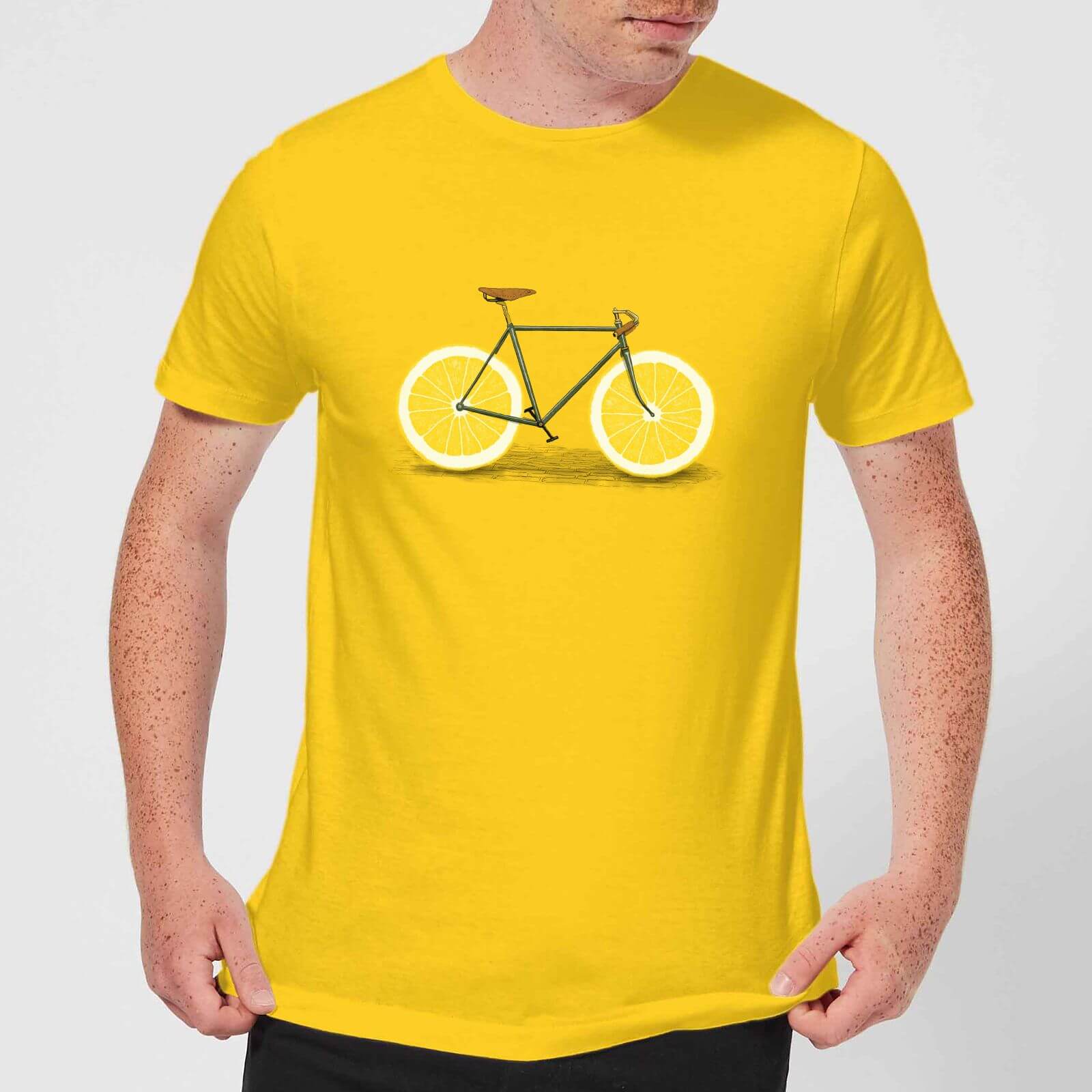 Florent Bodart Citrus Lemon Men's T-Shirt - Yellow - S - Yellow