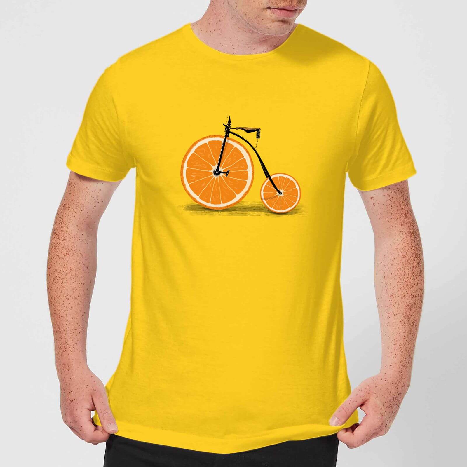 Florent Bodart Citrus Men's T-Shirt - Yellow - S - Yellow