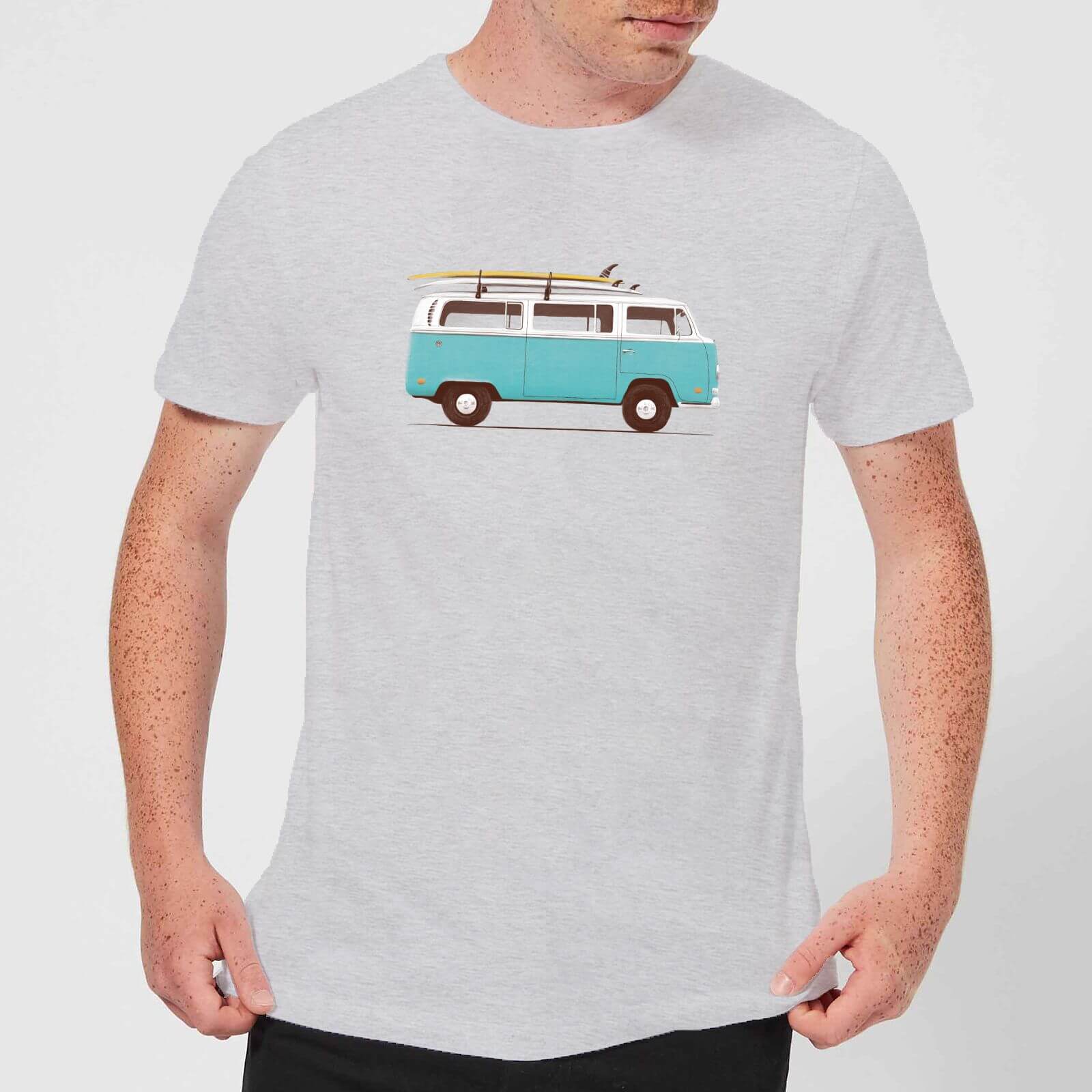

Florent Bodart Blue Van Men's T-Shirt - Grey - 5XL - Gris