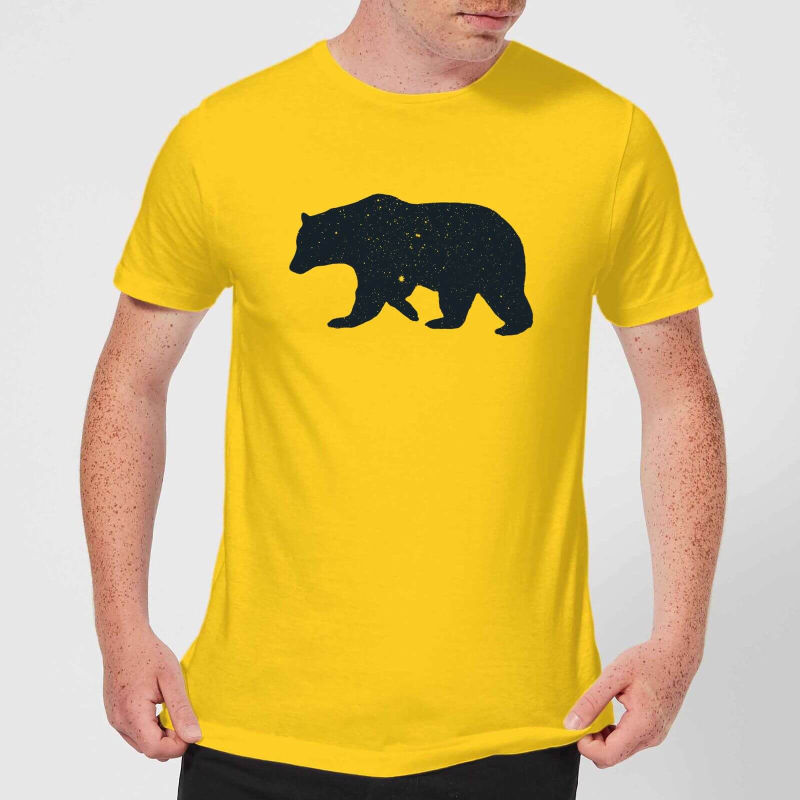 Florent Bodart Bear Men's T-Shirt - Yellow - S - Yellow