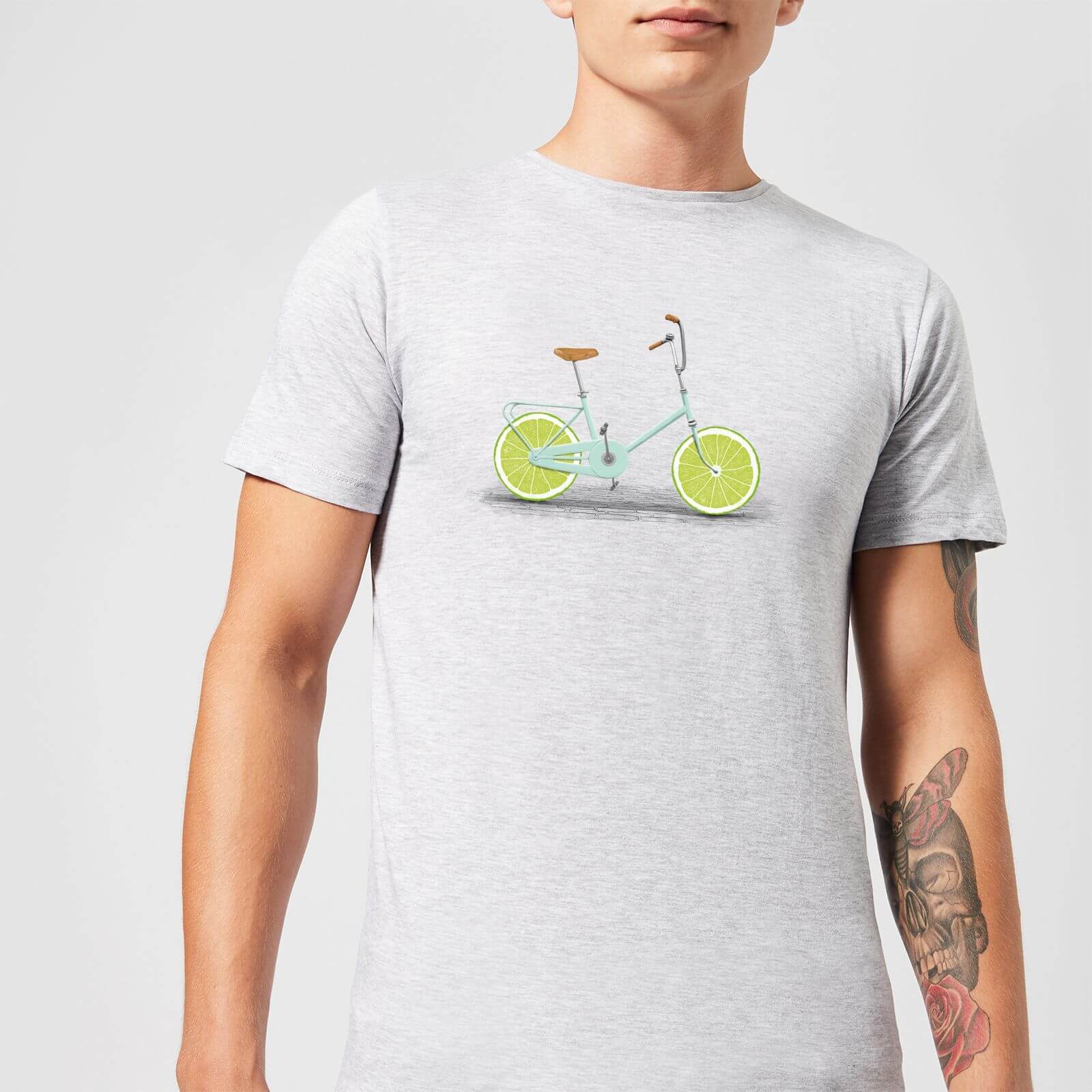 

Florent Bodart Citrus Lime Men's T-Shirt - Grey - 5XL - Gris