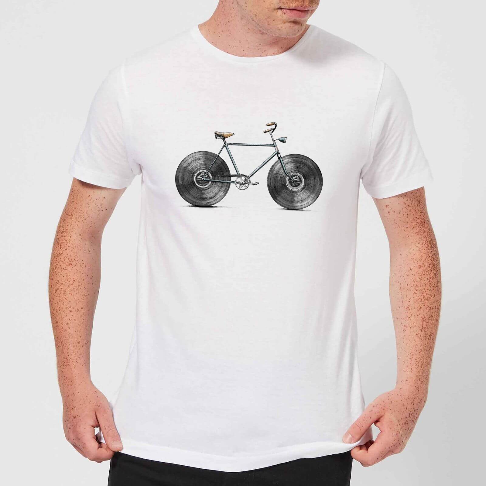 Florent Bodart Velophone Men's T-Shirt - White - 5XL - White
