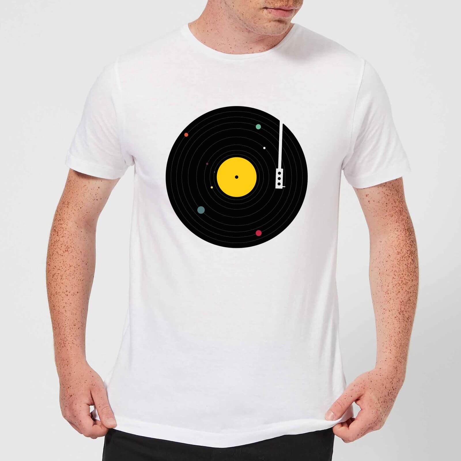 

Florent Bodart Music Everywhere Men's T-Shirt - White - 5XL - Bianco