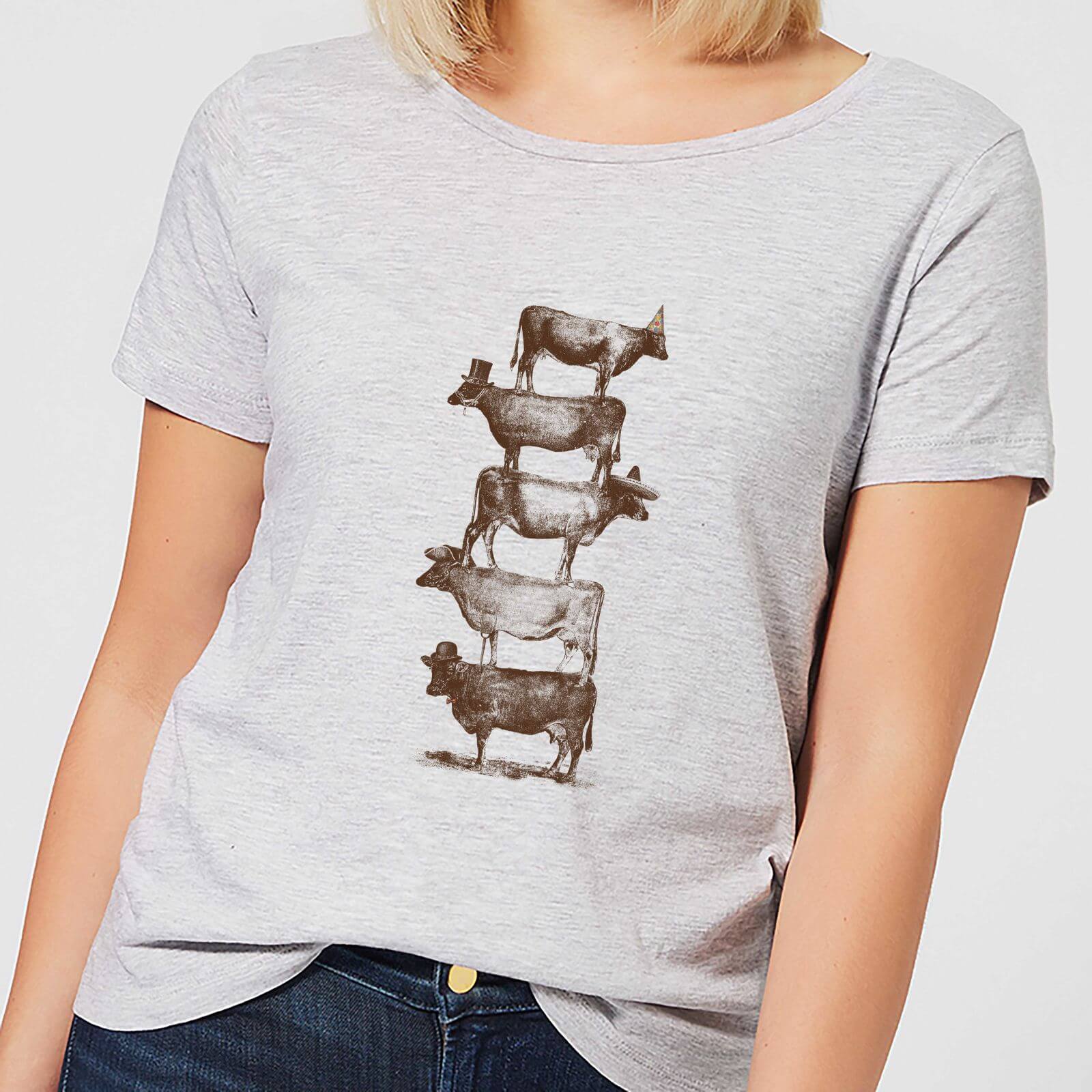 Florent Bodart Cow Cow Nuts Women's T-Shirt - Grey - 3XL - Grey