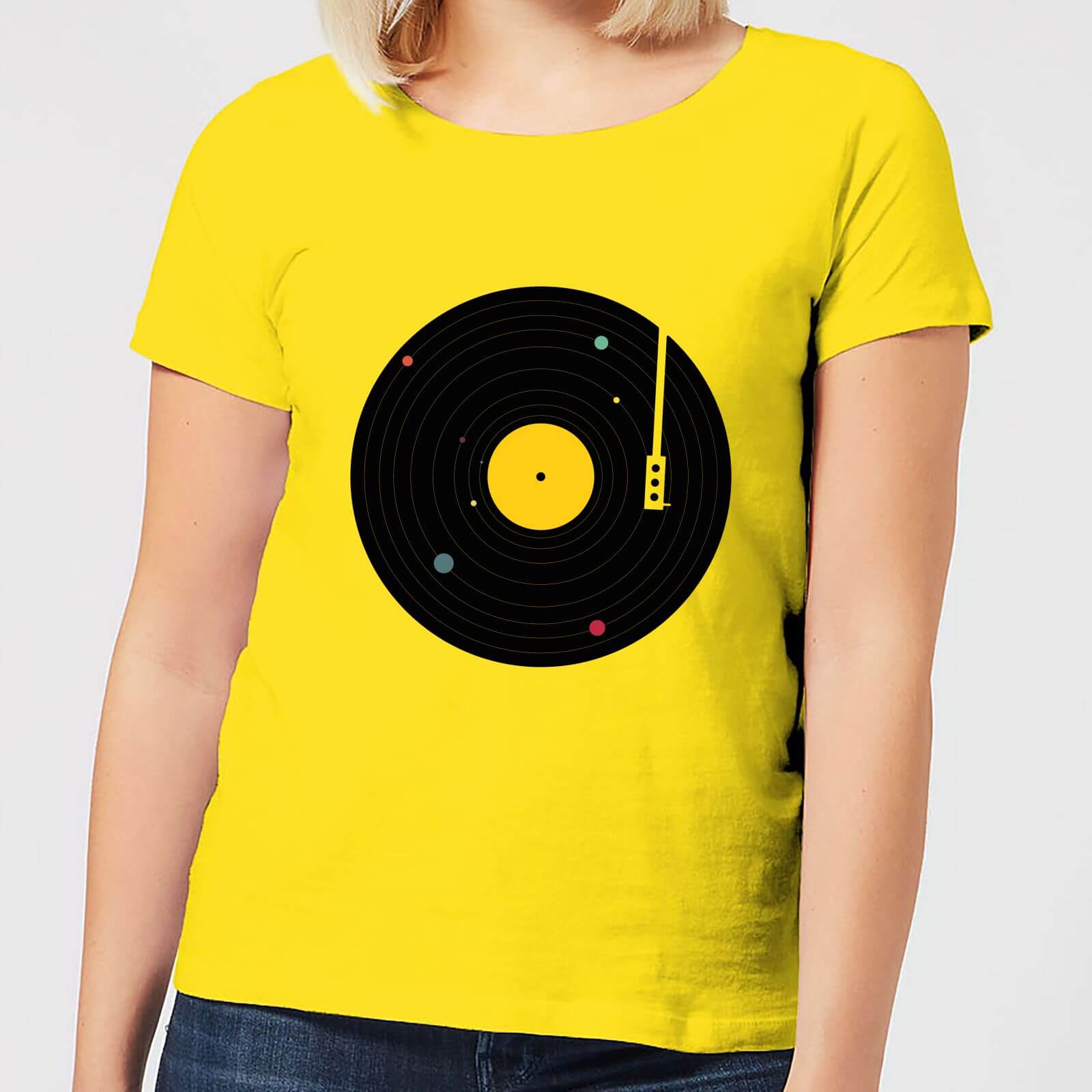 Florent Bodart Music Everywhere Women's T-Shirt - Yellow - S - Yellow