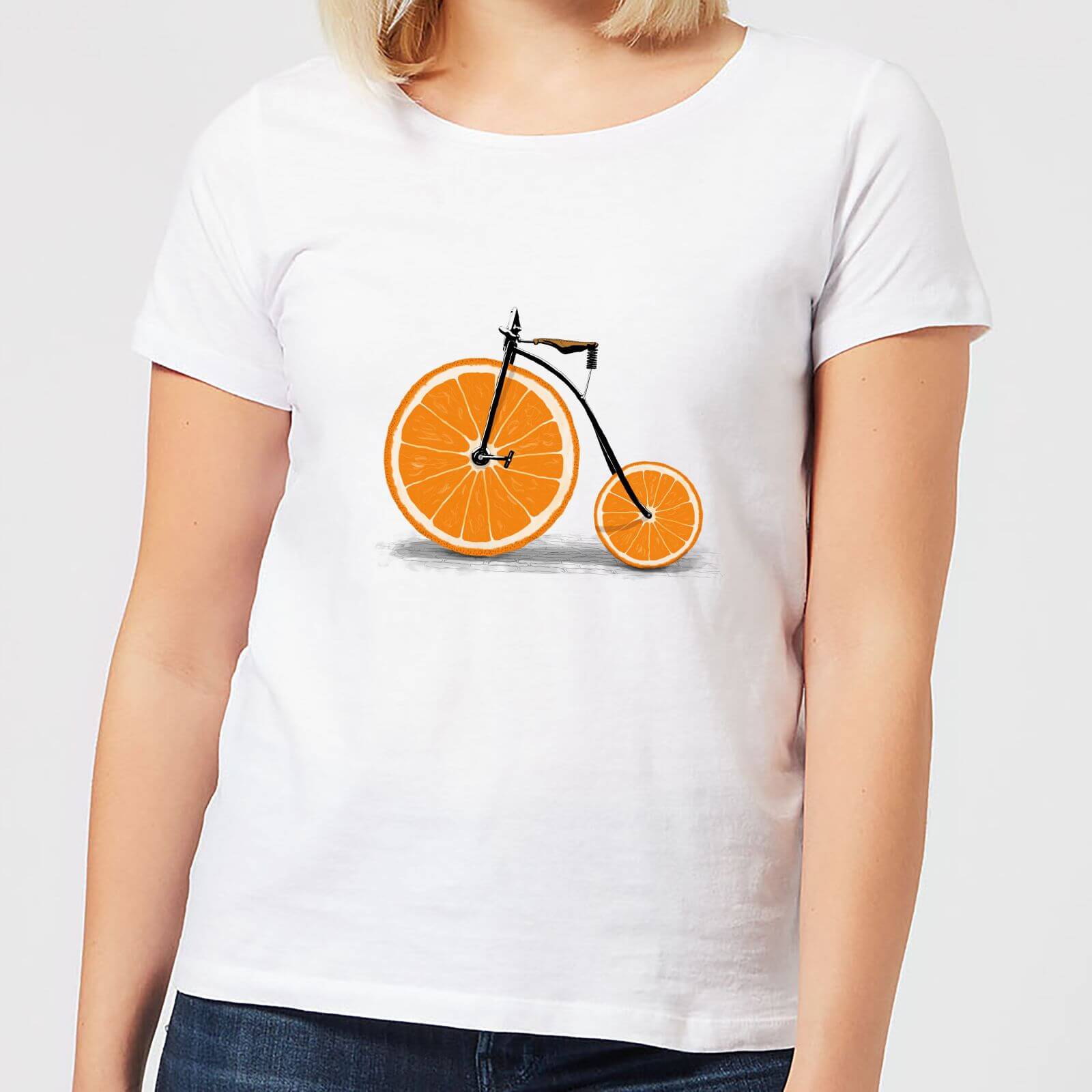 Florent Bodart Citrus Women's T-Shirt - White - 4XL - White