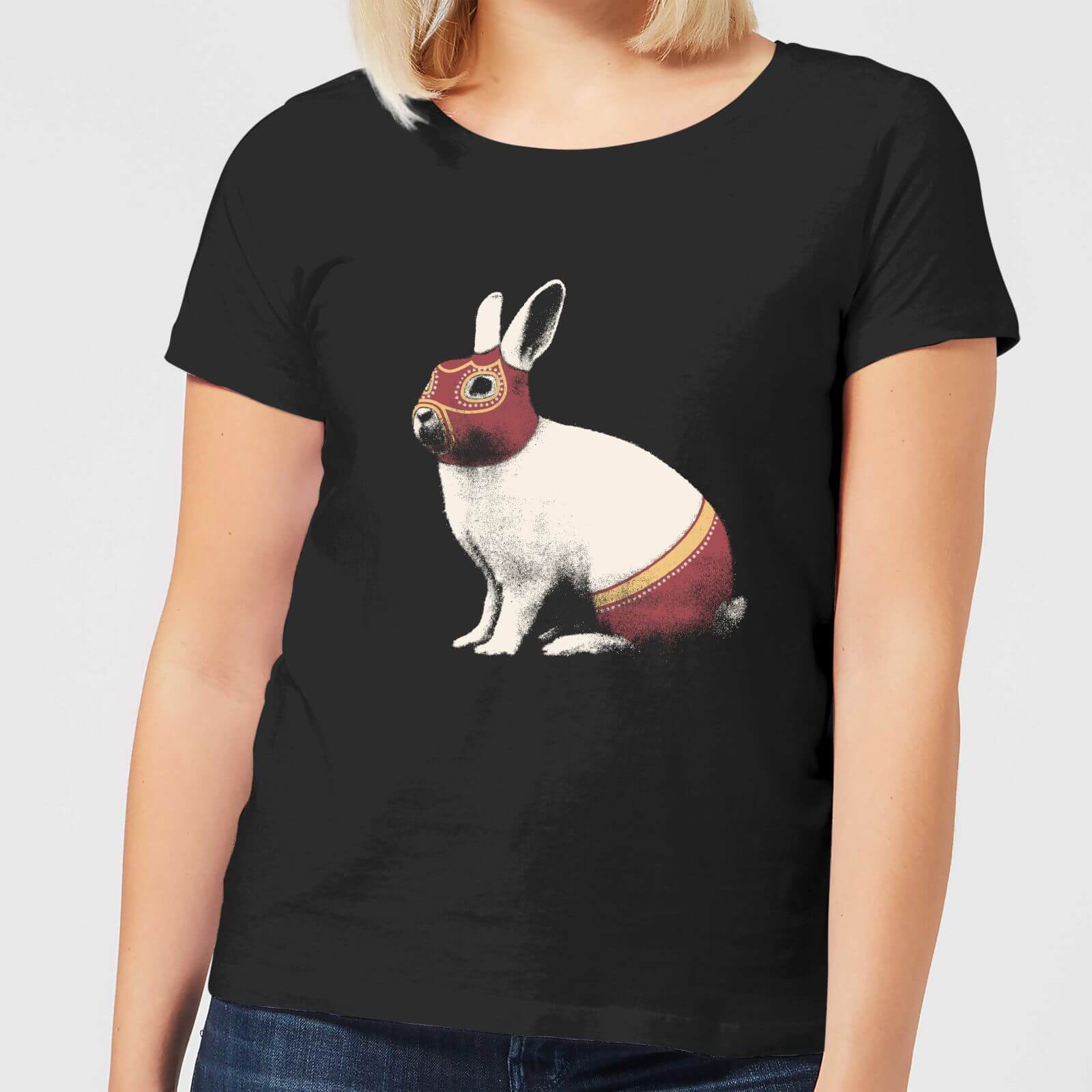 Florent Bodart Lapin Catcheur Women's T-Shirt - Black - 4XL - Black