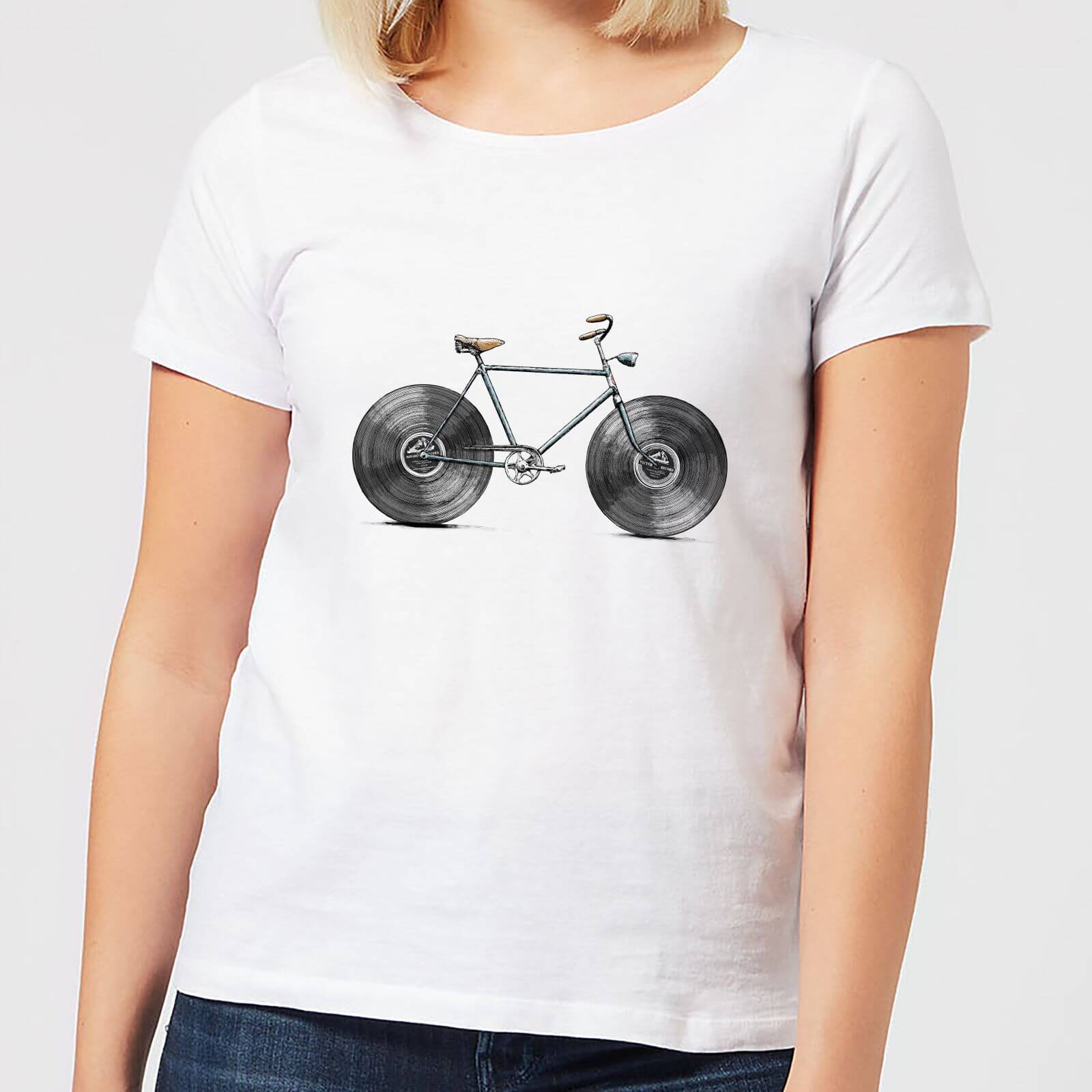 Florent Bodart Velophone Women's T-Shirt - White - 4XL - White