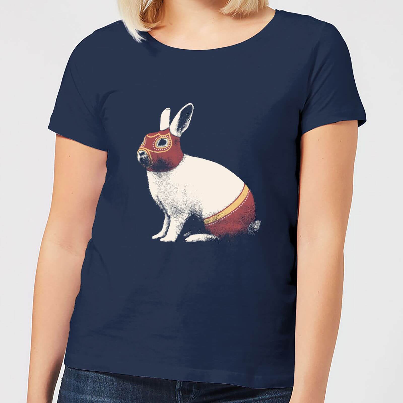 Florent Bodart Lapin Catcheur Women's T-Shirt - Navy - S
