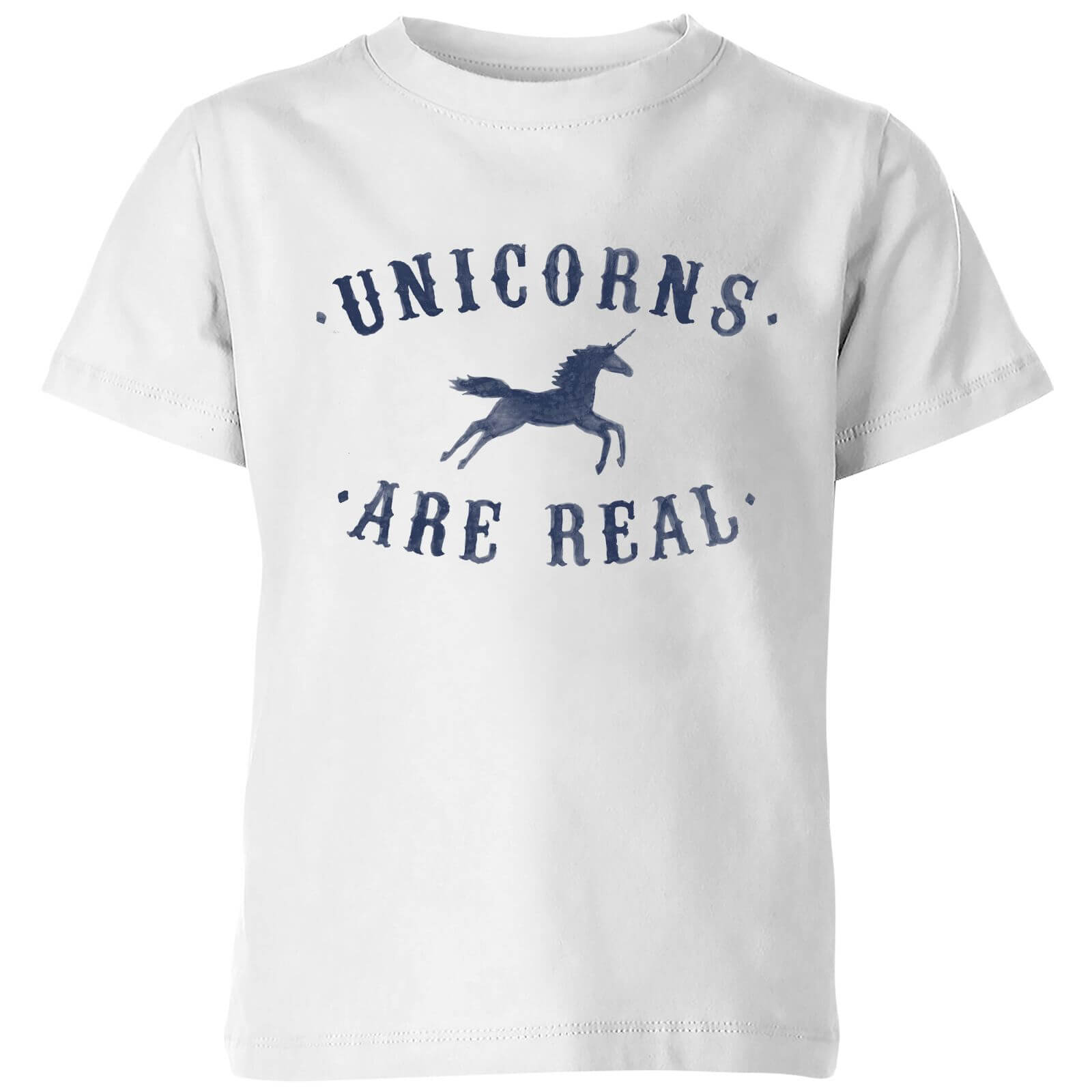 Florent Bodart Unicorns Are Real Kids' T-Shirt - White - 3-4 Years - White