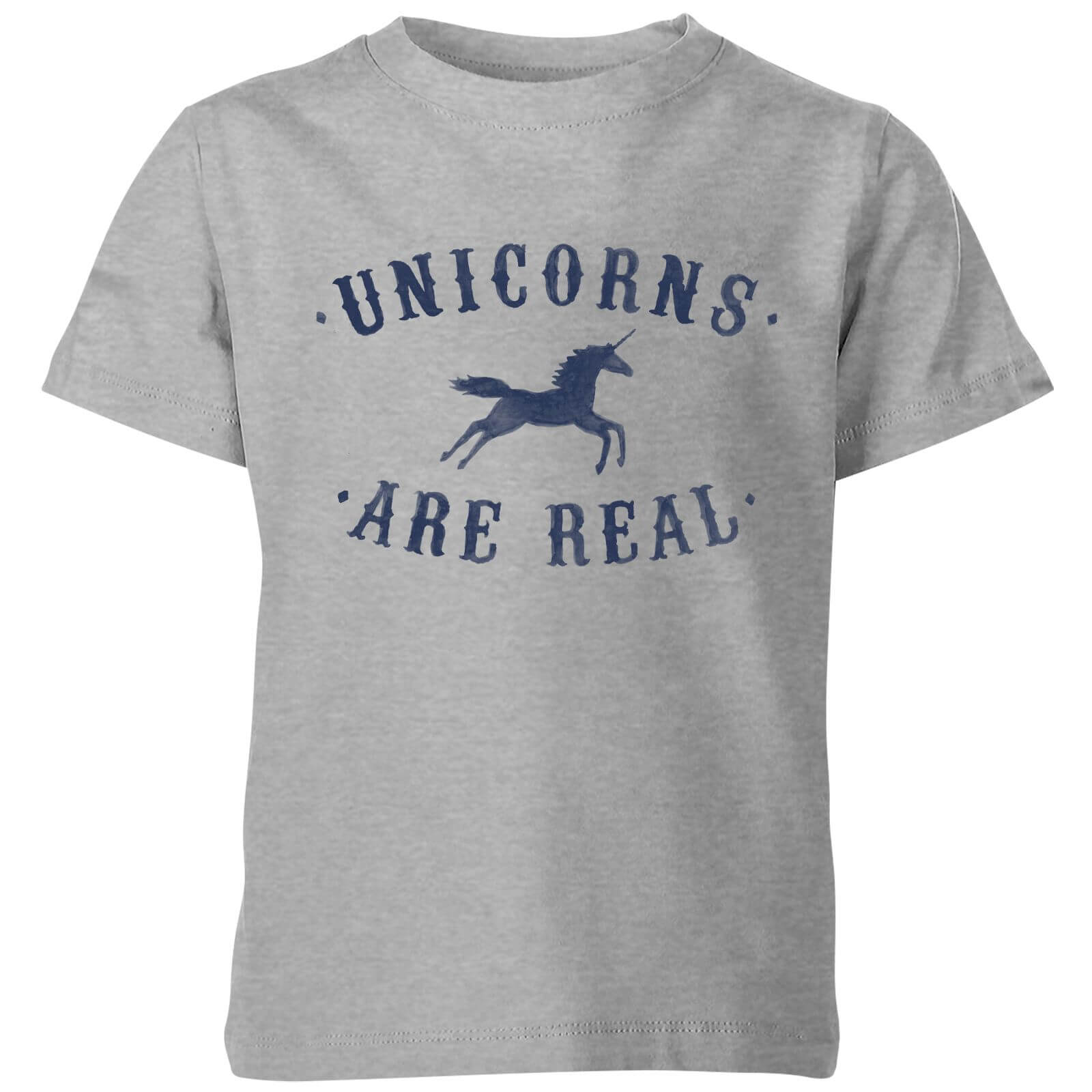 Florent Bodart Unicorns Are Real Kids' T-Shirt - Grey - 3-4 Years - Grey