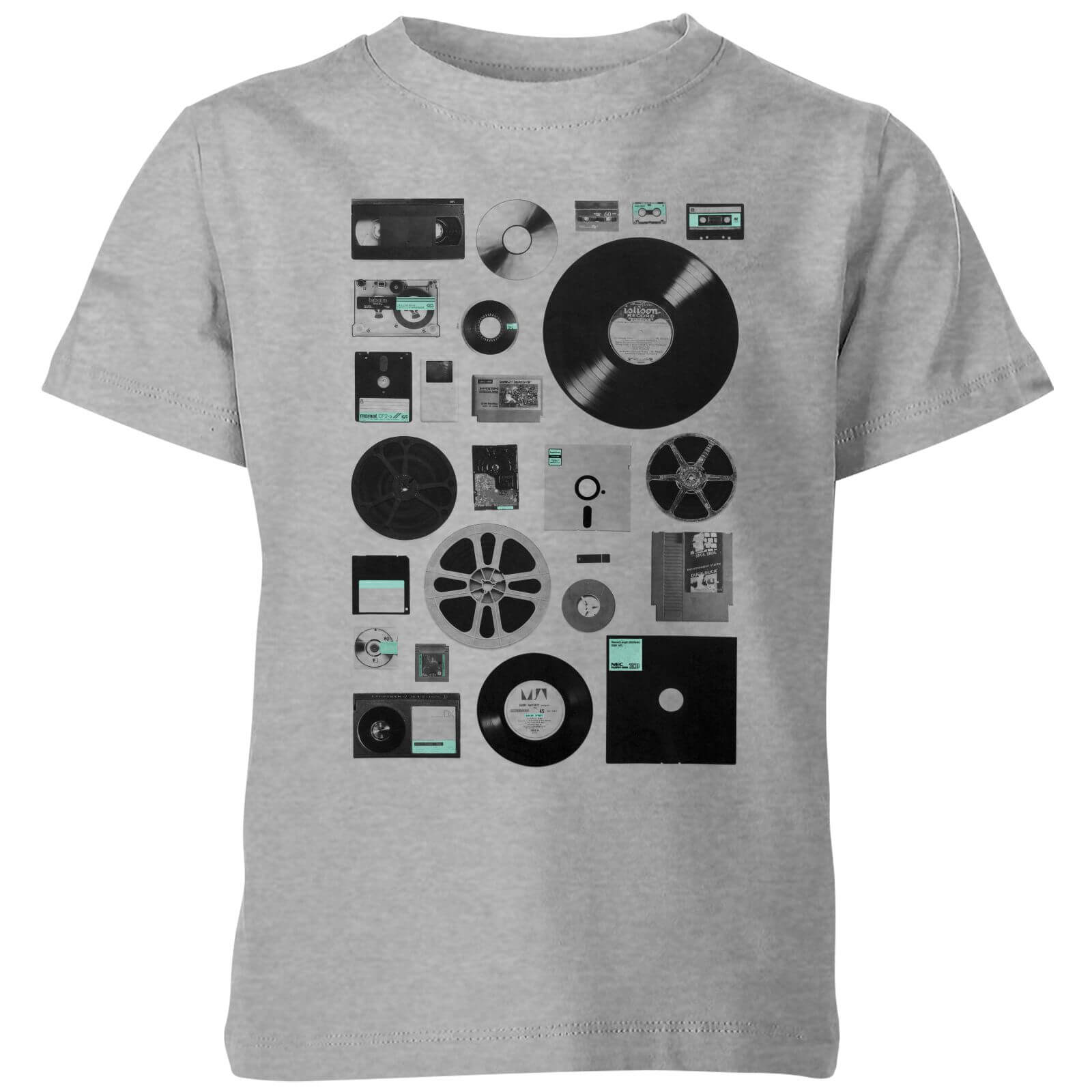 Florent Bodart Data Kids' T-Shirt - Grey - 3-4 Years - Grey