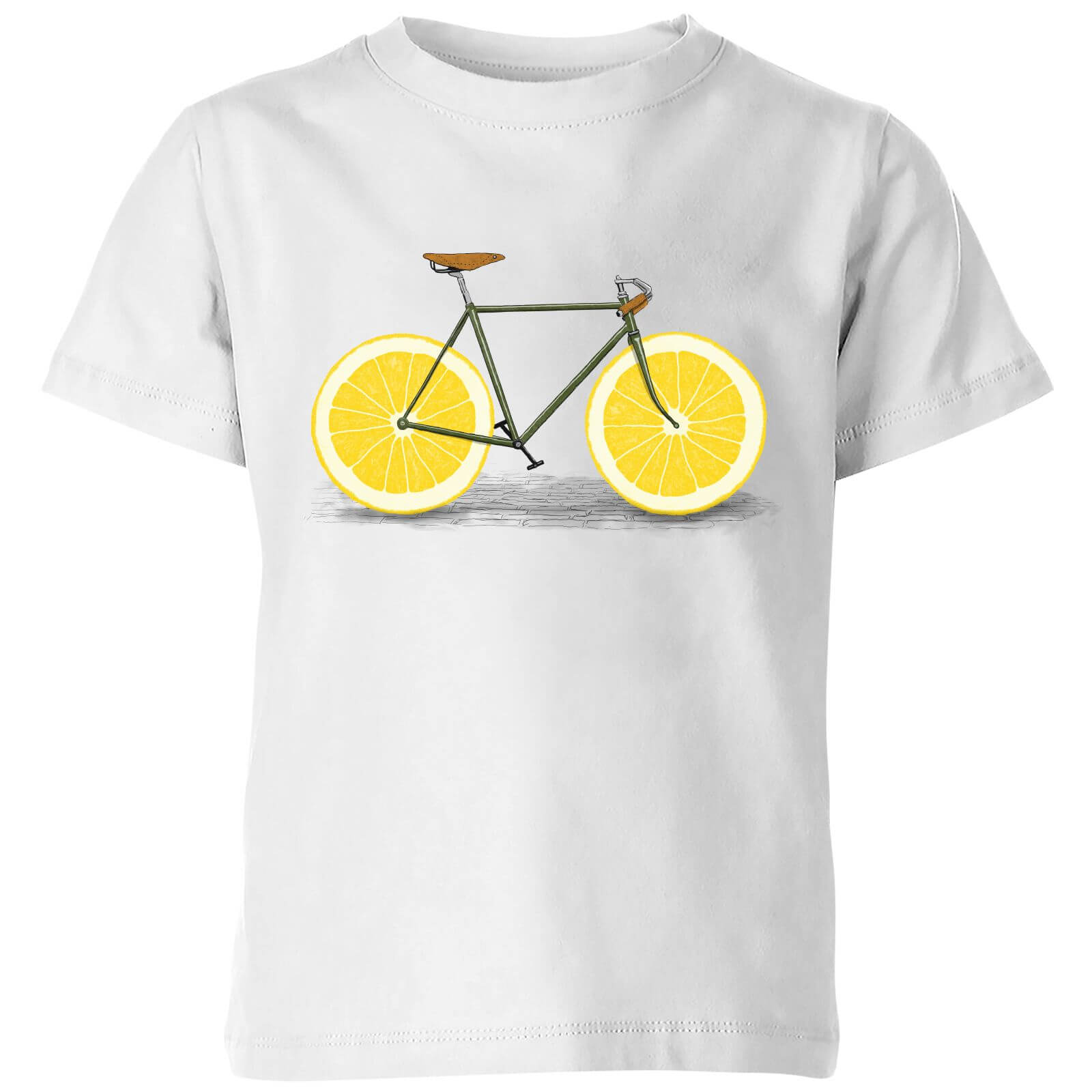 Florent Bodart Citrus Lemon Kids' T-Shirt - White - 3-4 Years - White