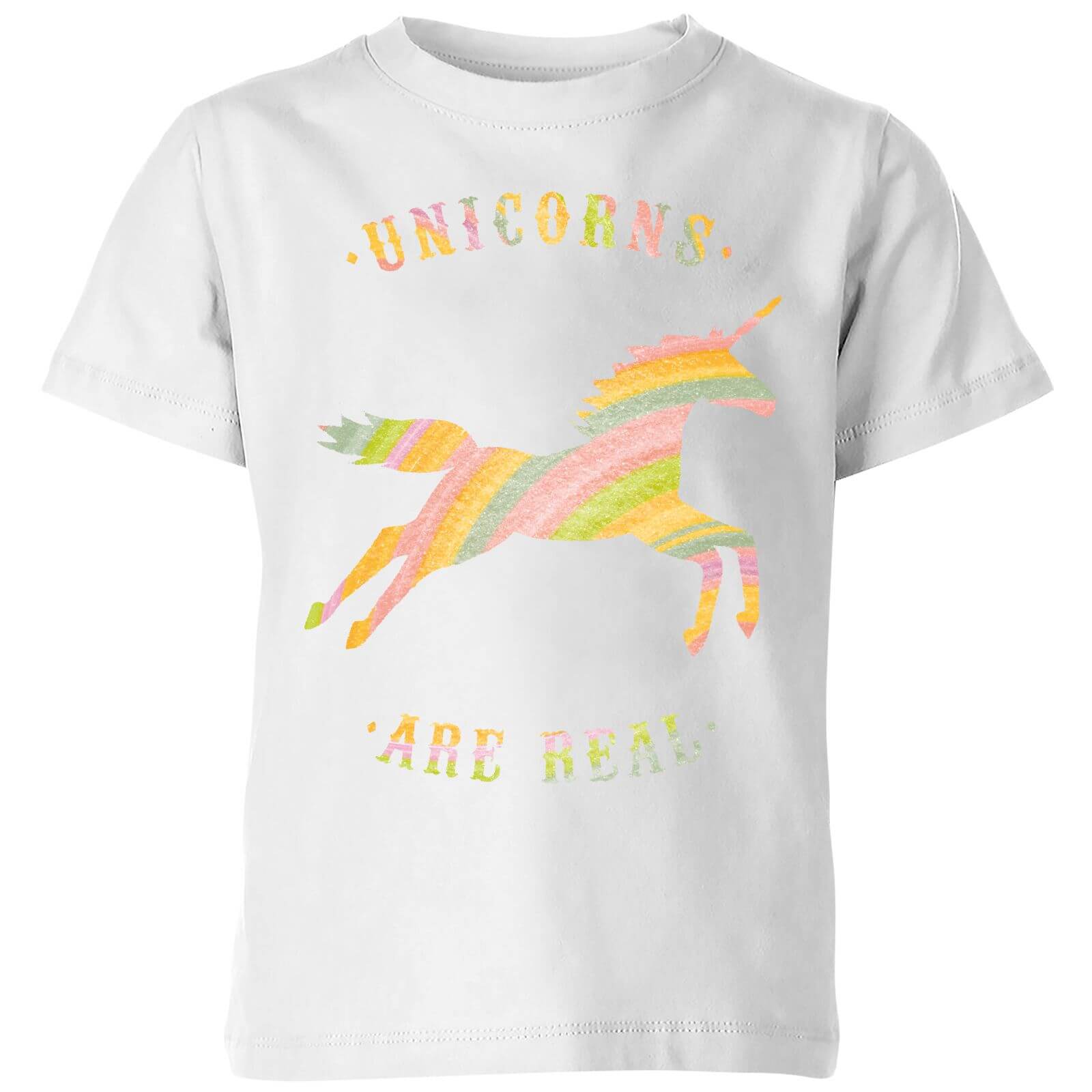 Florent Bodart Unicorns Are Real Kids' T-Shirt - White - 3-4 Years - White
