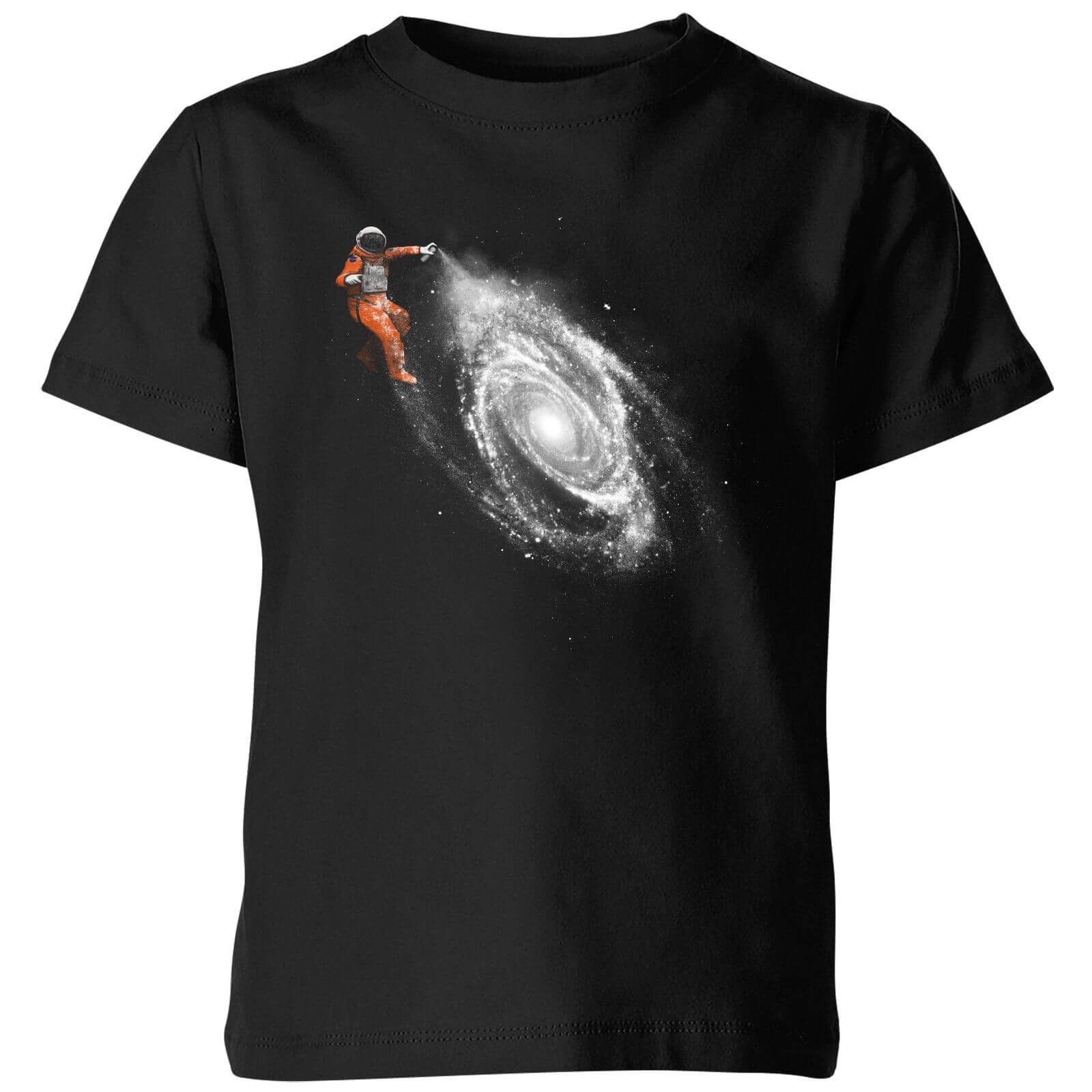 Florent Bodart Space Art Kids' T-Shirt - Black - 3-4 Years