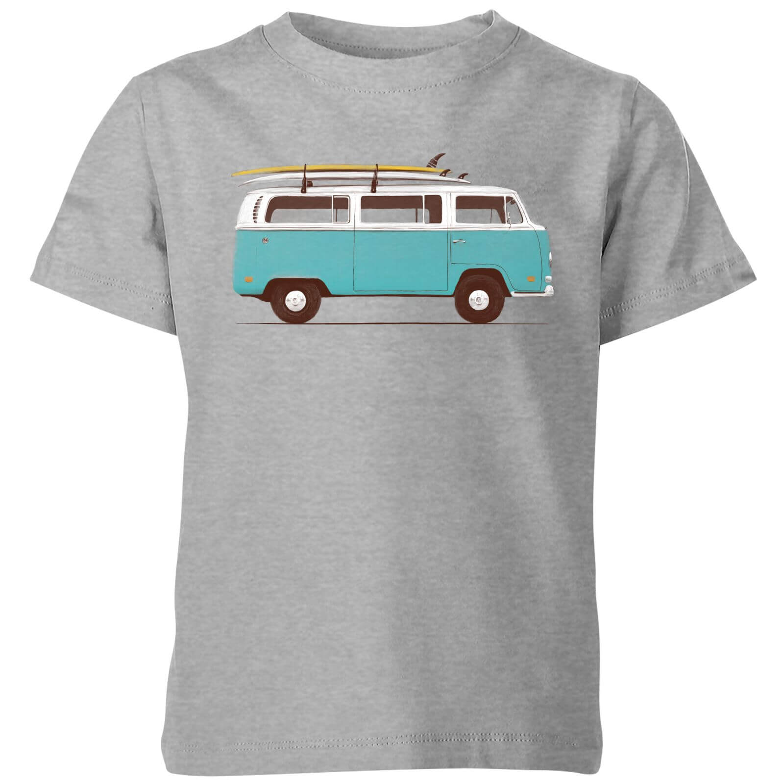 Florent Bodart Blue Van Kids' T-Shirt - Grey - 3-4 Years