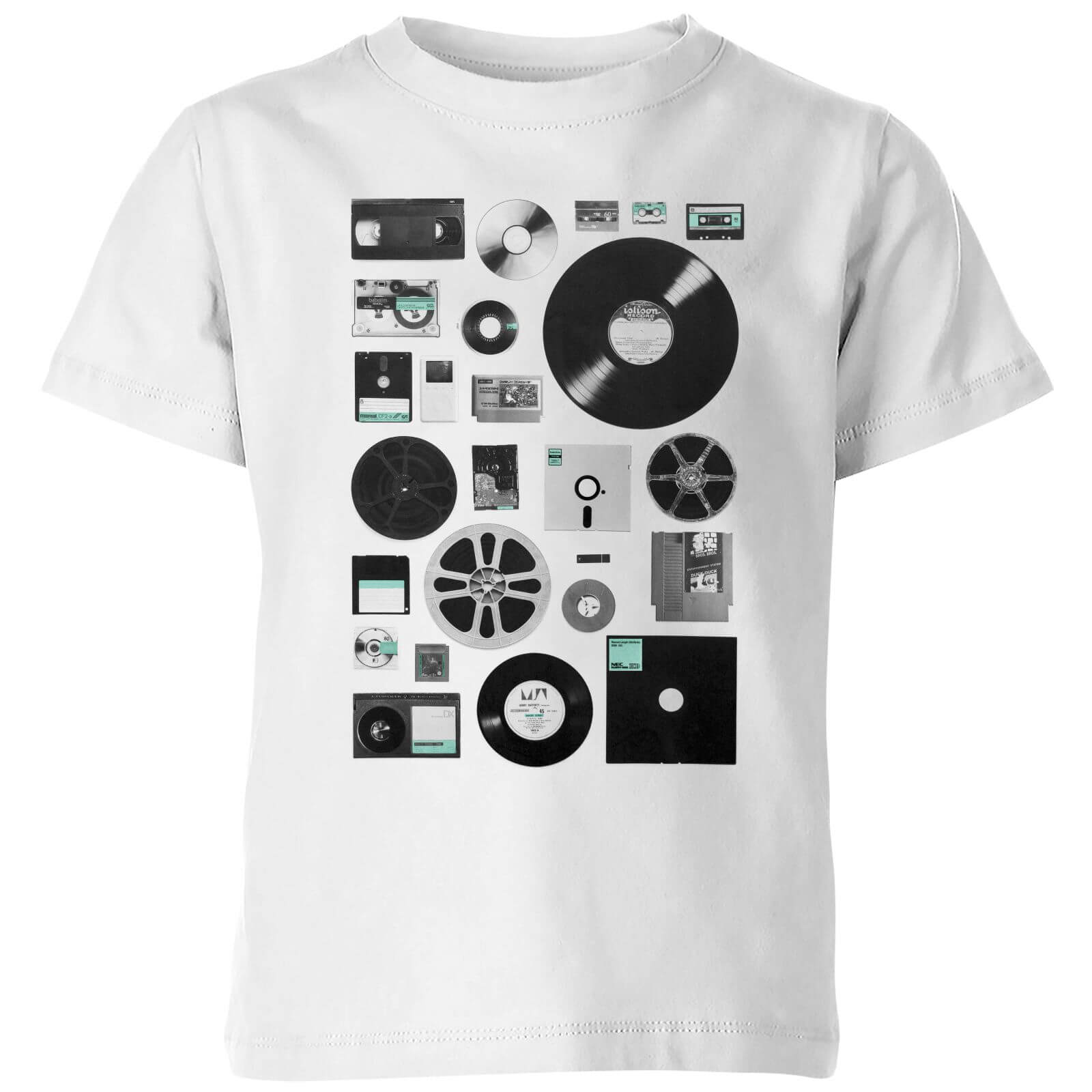 Florent Bodart Data Kids' T-Shirt - White - 5-6 Years - White