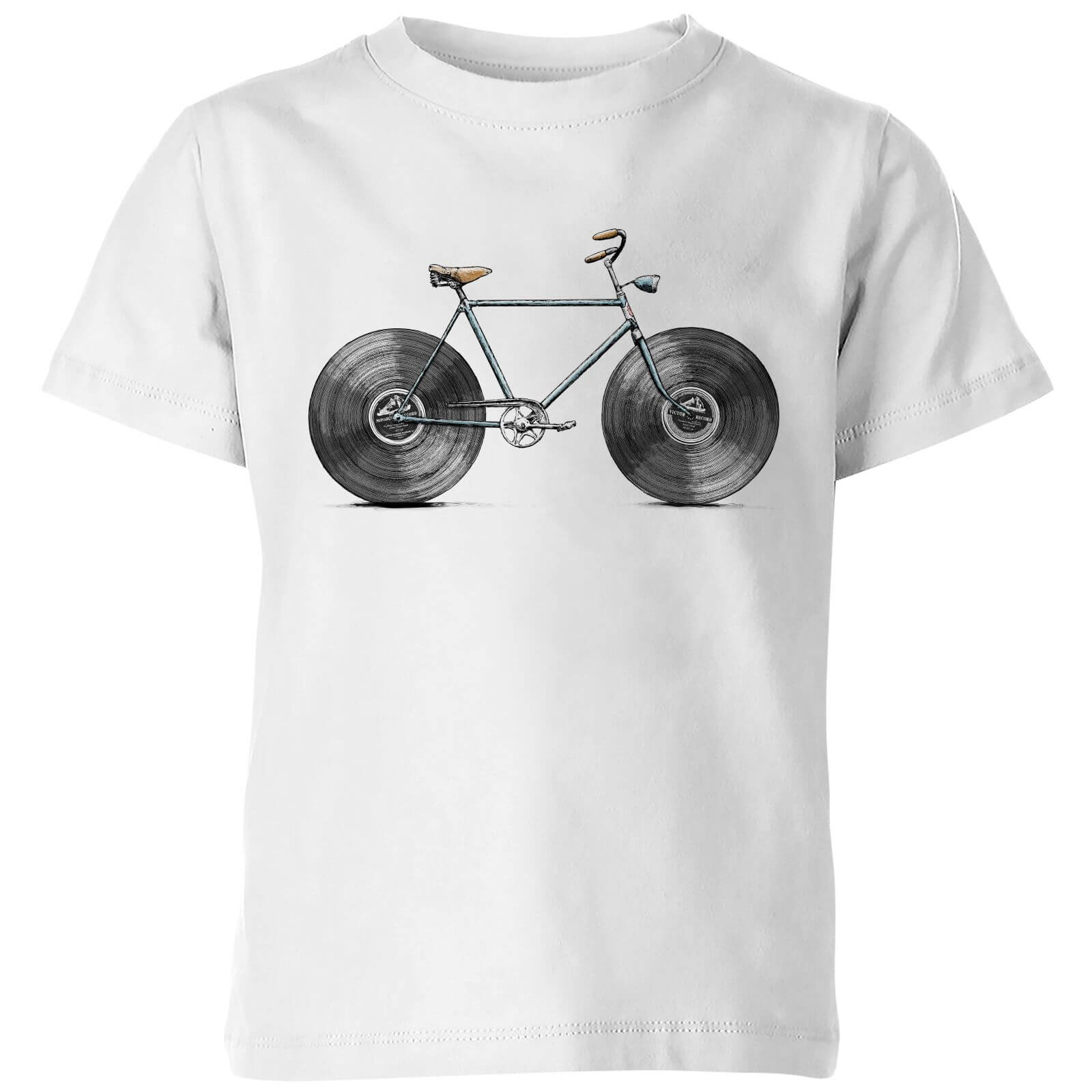 Florent Bodart Velophone Kids' T-Shirt - White - 3-4 Years - White