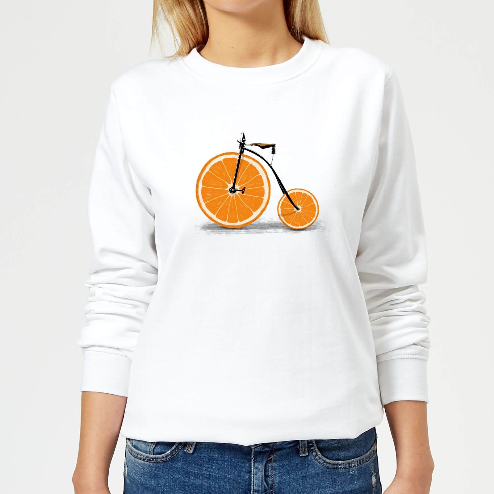 Florent Bodart Citrus Women's Sweatshirt - White - XS - White