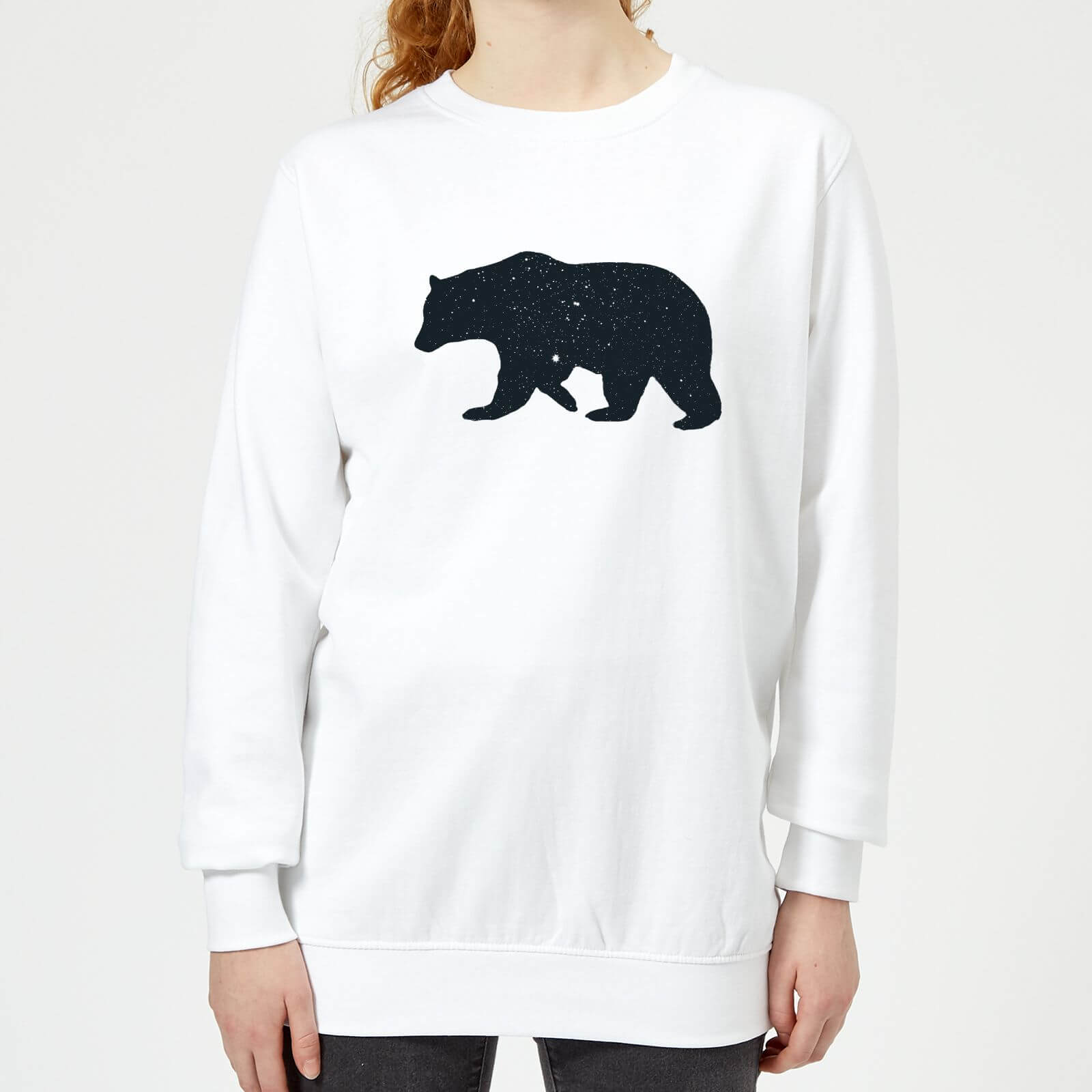 Florent Bodart Bear Women's Sweatshirt - White - XS - White