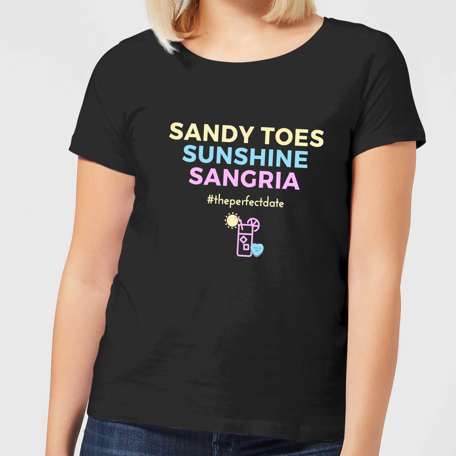 Be My Pretty Sandy Toes Women's T-Shirt - Black - 4XL - Black
