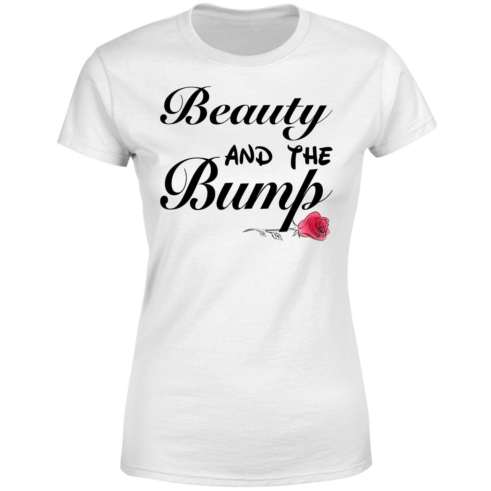 Be My Pretty Beauty and The Bump Women's T-Shirt - White - 4XL - White