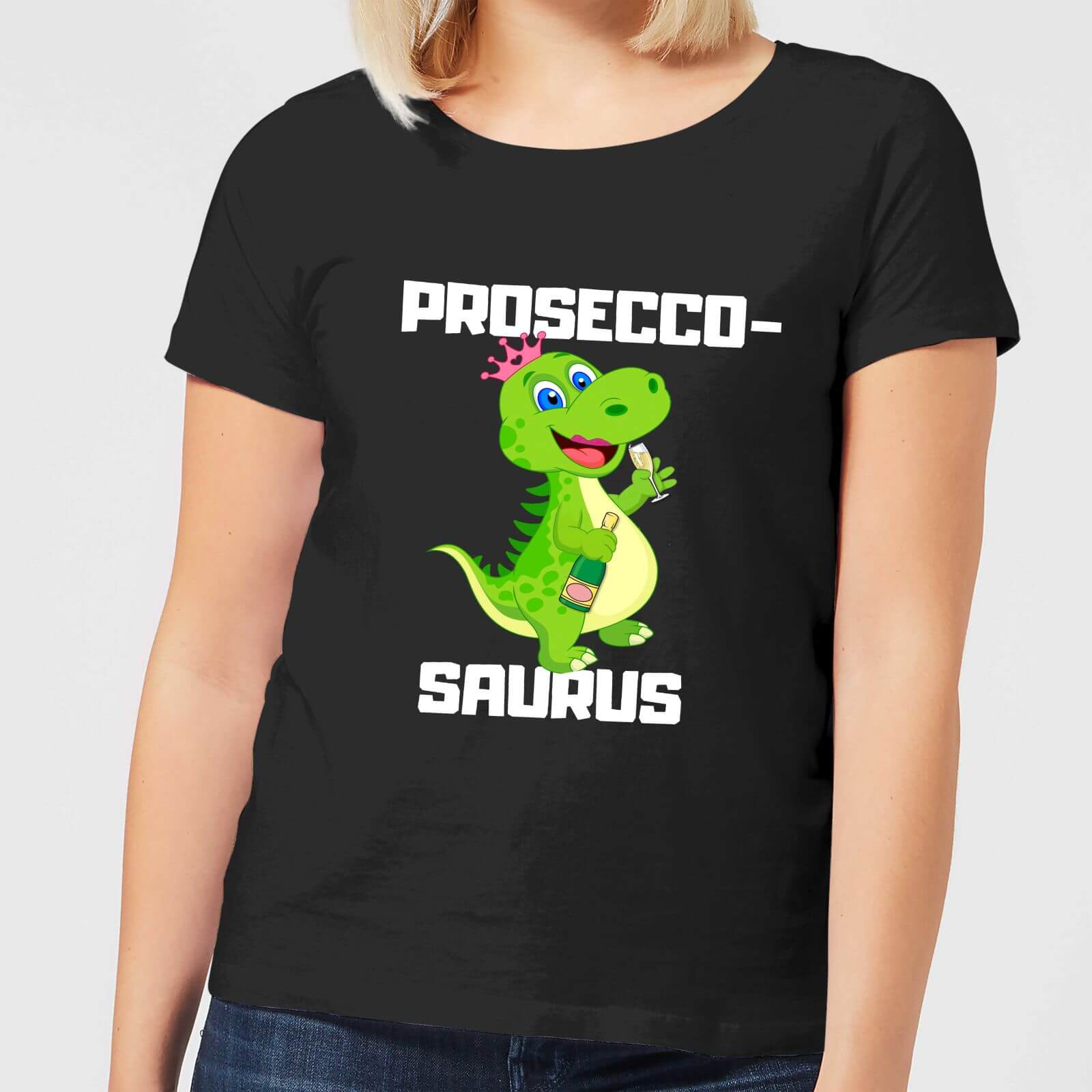 Be My Pretty Proseco-Saurus Women's T-Shirt - Black - 4XL - Black