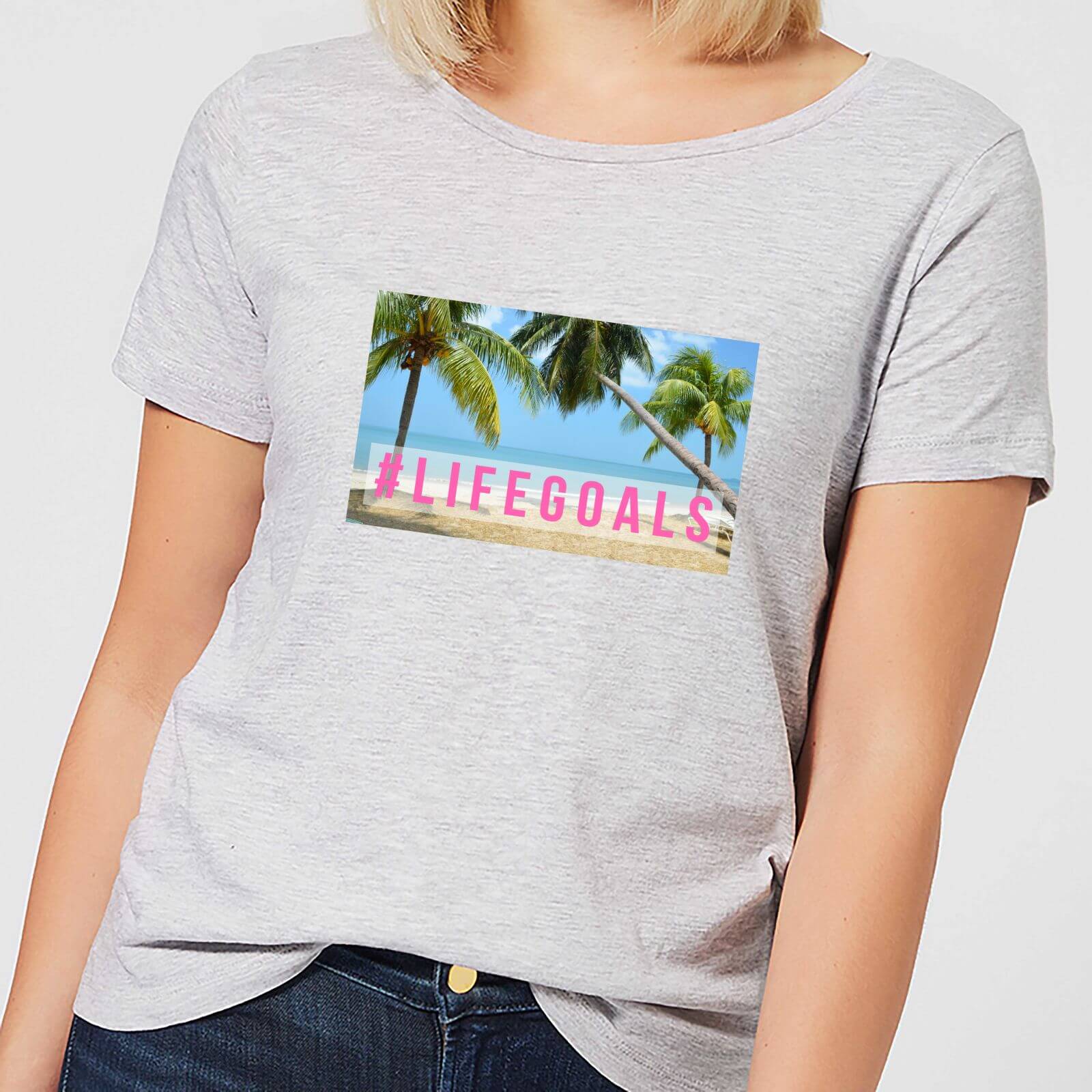 Be My Pretty Life Goals Women's T-Shirt - Grey - 3XL - Grey