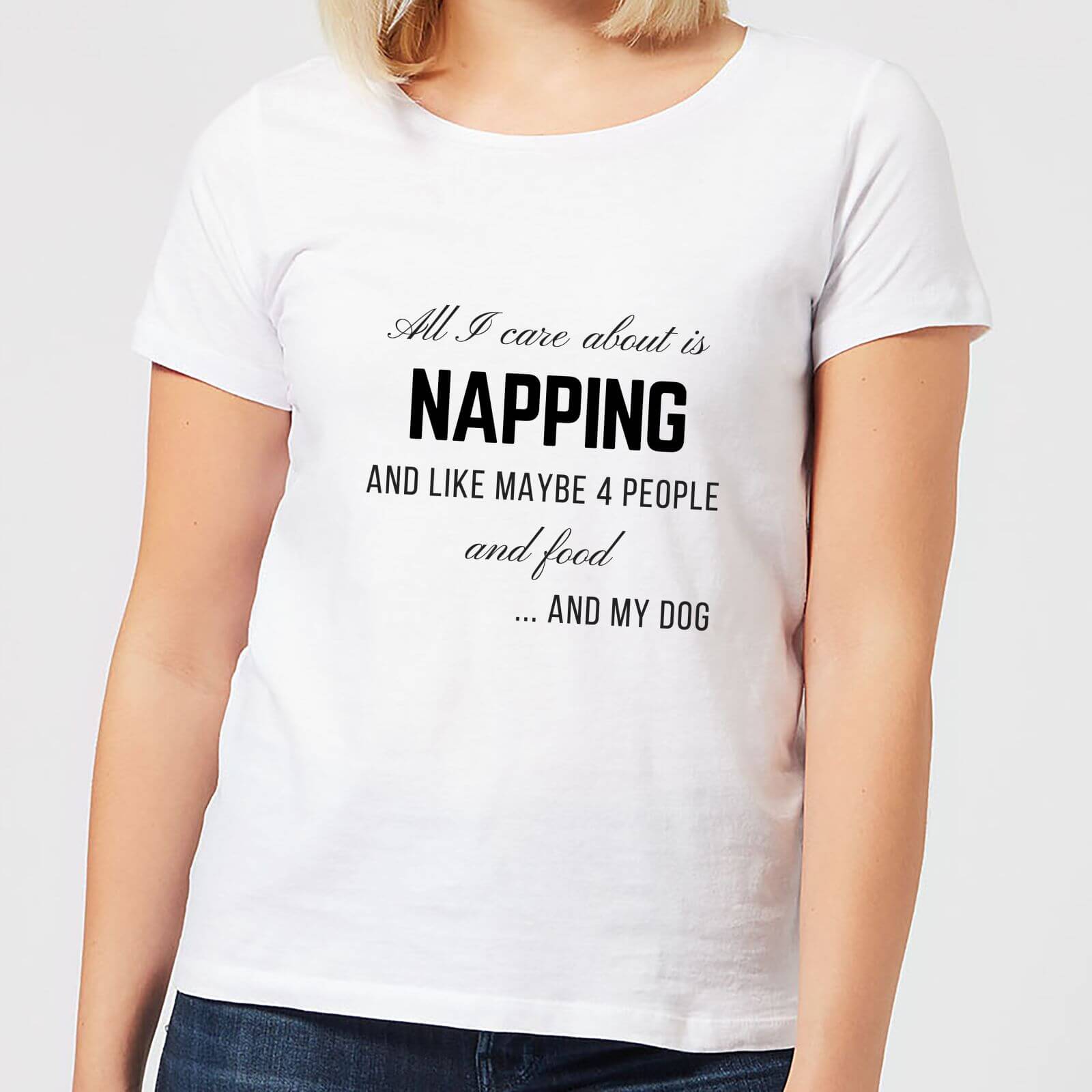 Be My Pretty Napping Women's T-Shirt - White - 4XL - White