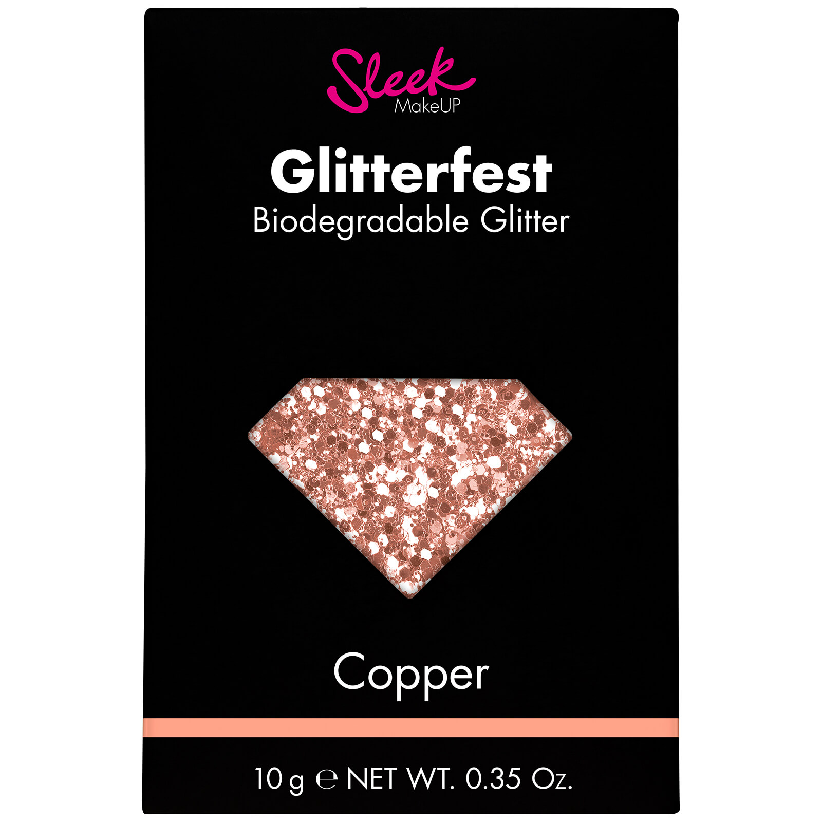 

Sleek MakeUP Glitterfest Biodegradable Glitter - Copper 10g