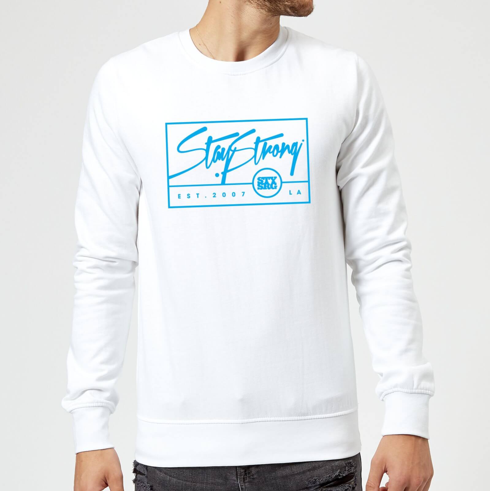 Stay Strong Est. 2007 Sweatshirt - White - XL - Blanc