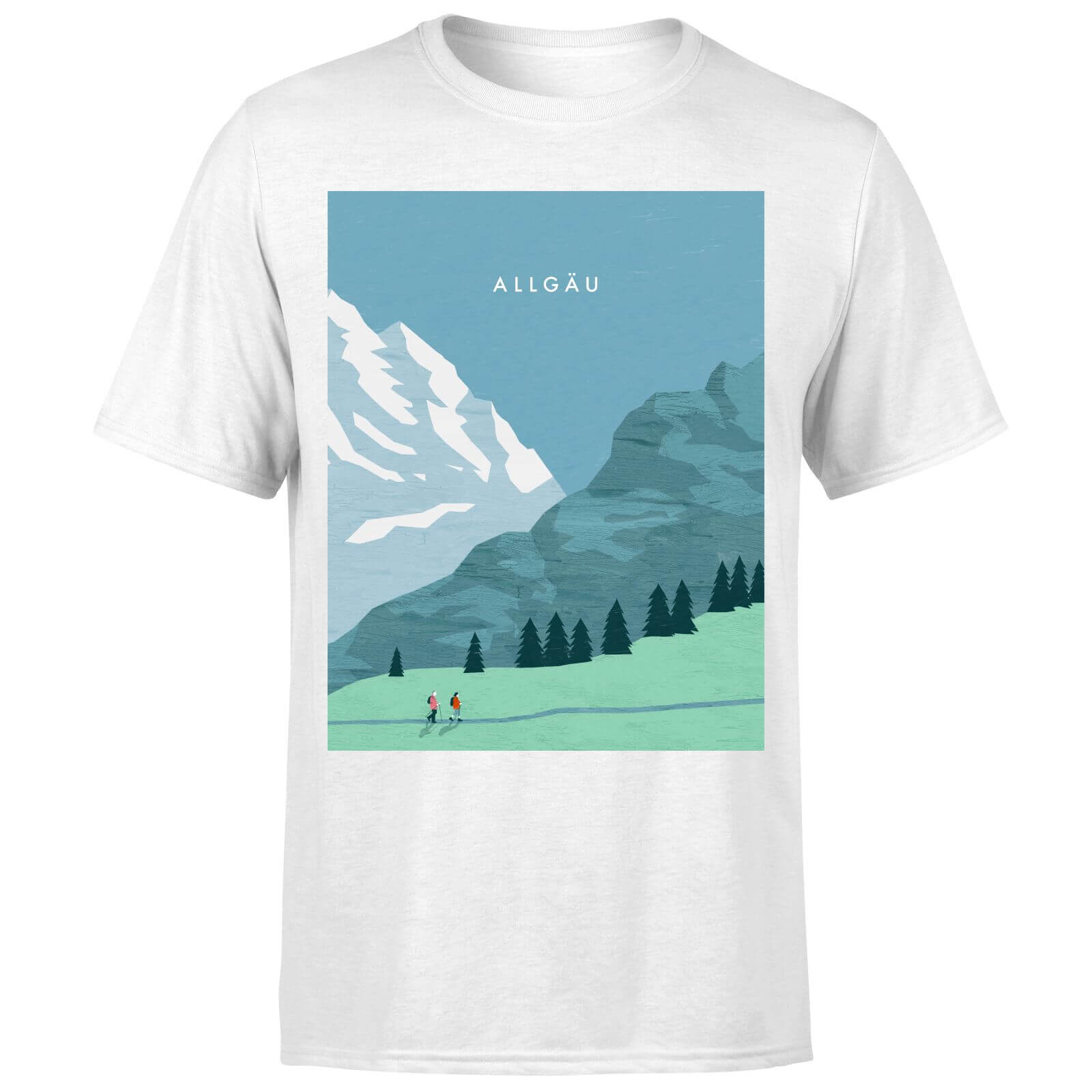 Algau Men's T-Shirt - White - 5XL