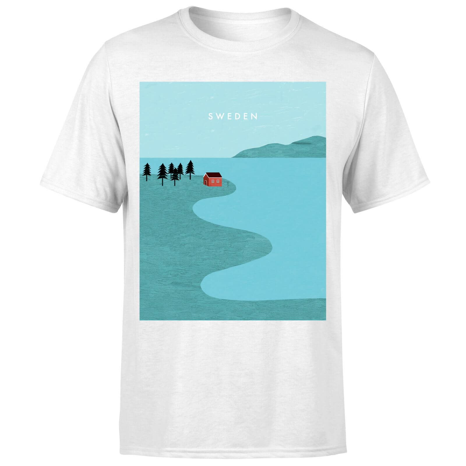 

Sweden Men's T-Shirt - White - 5XL - Bianco