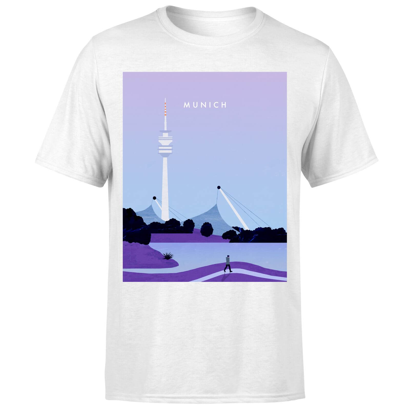 

Munich Men's T-Shirt - White - 5XL - Bianco