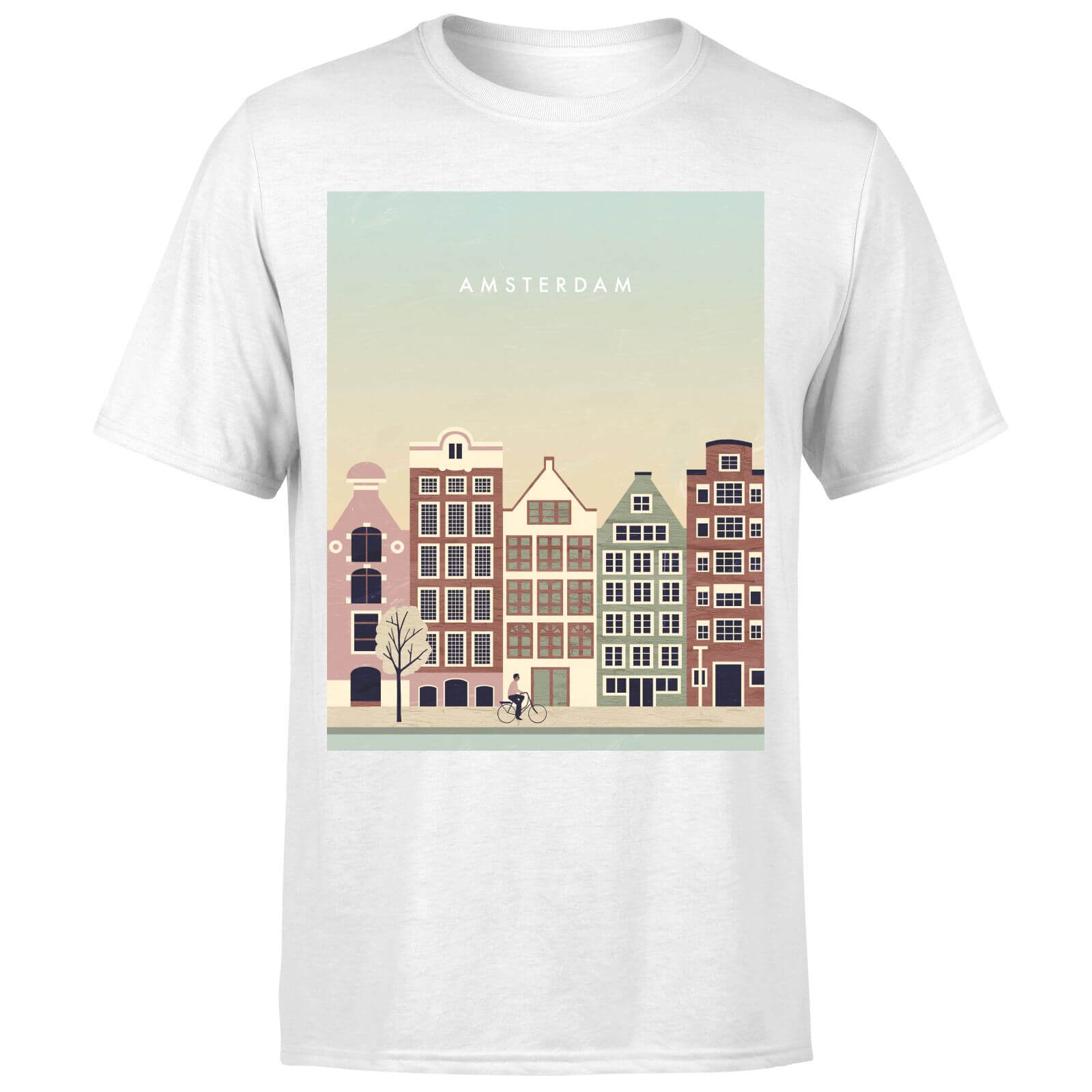 Amsterdam Men's T-Shirt - White - 5XL - White