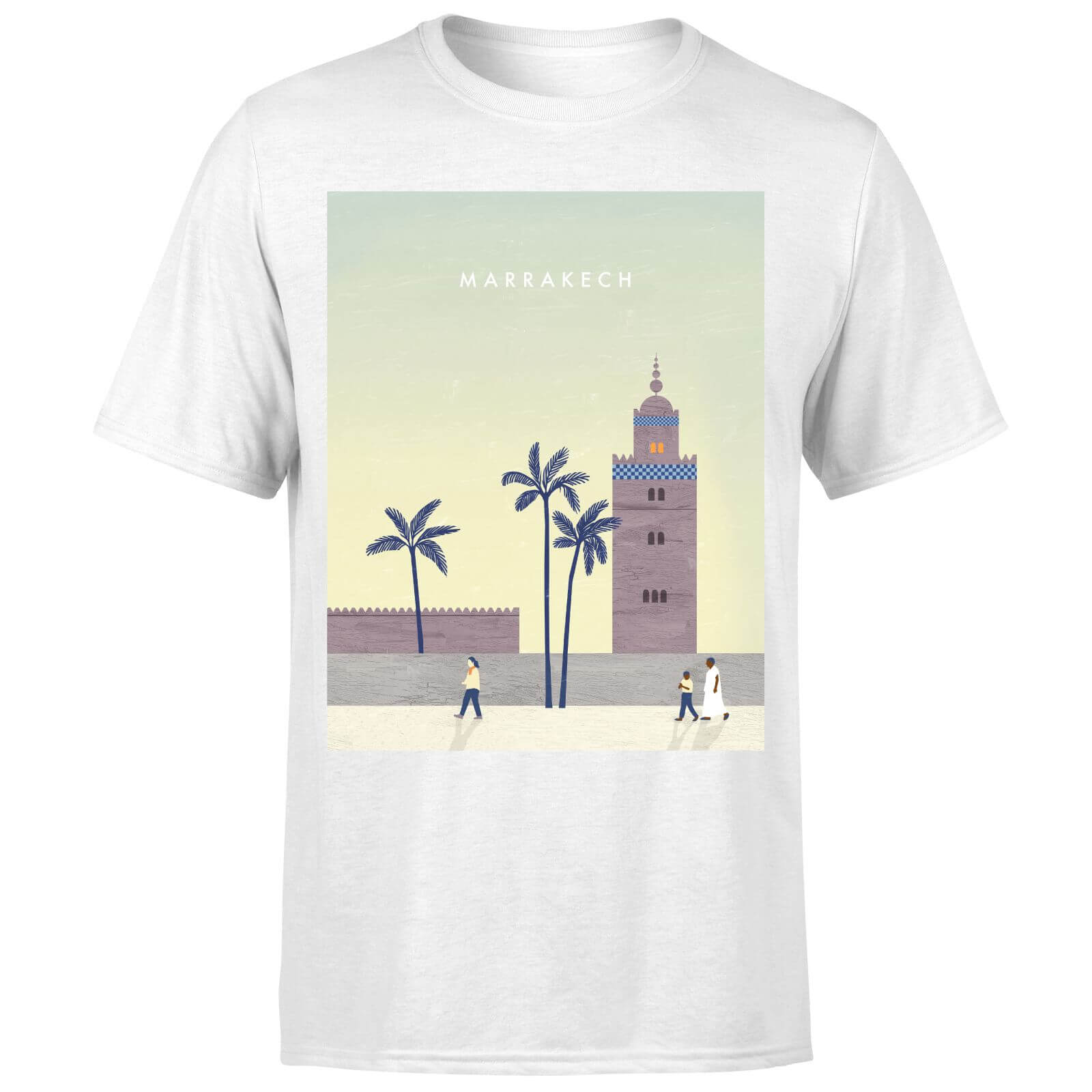 

Marrakech Men's T-Shirt - White - 5XL - Bianco
