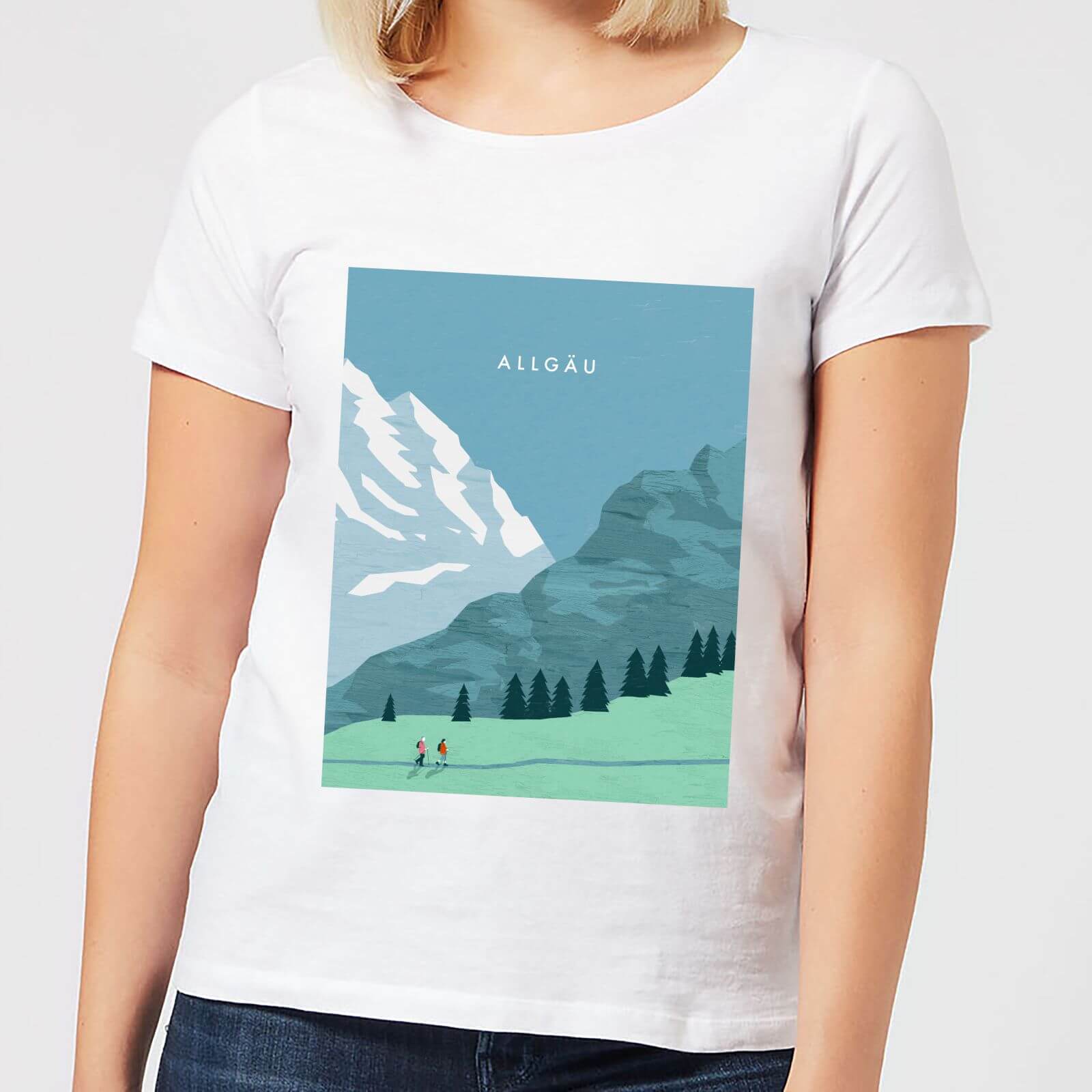 Algau Women's T-Shirt - White - 4XL - White