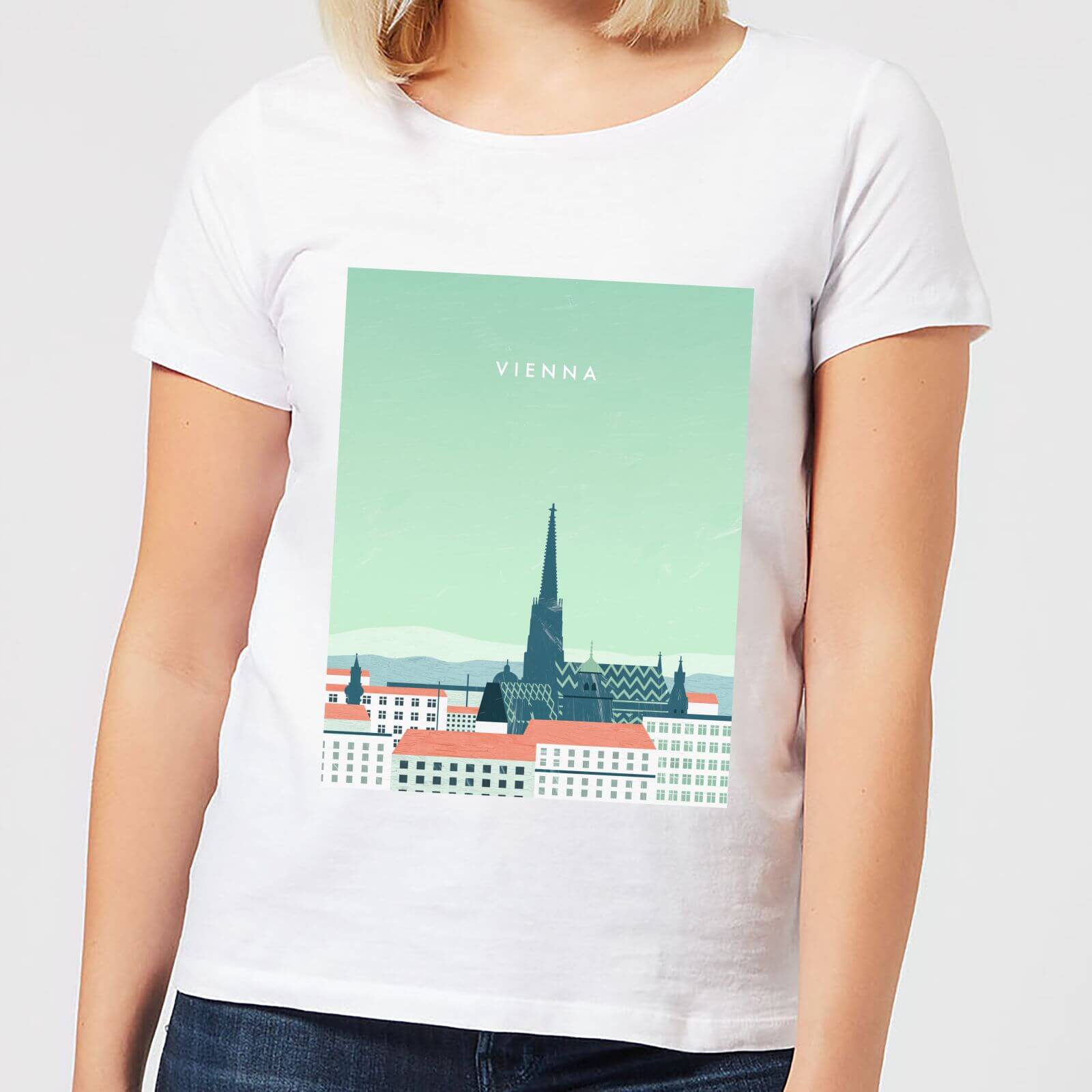 Vienna Women's T-Shirt - White - 4XL - White
