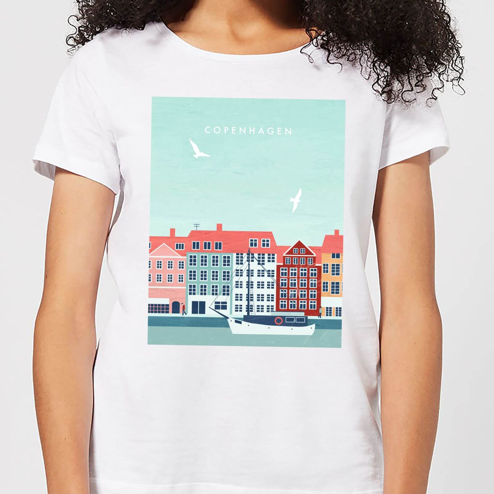 Copenhagen Women's T-Shirt - White - 4XL - White