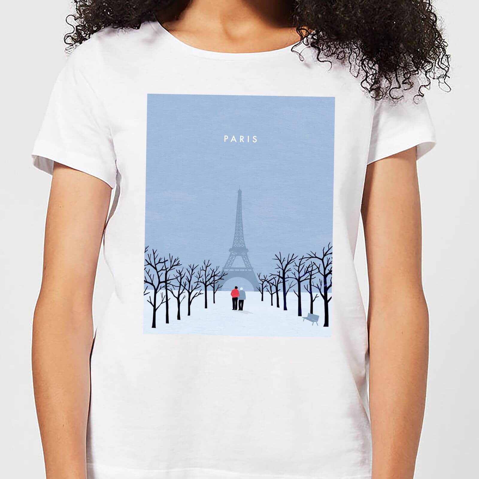 Paris Women's T-Shirt - White - 4XL - White